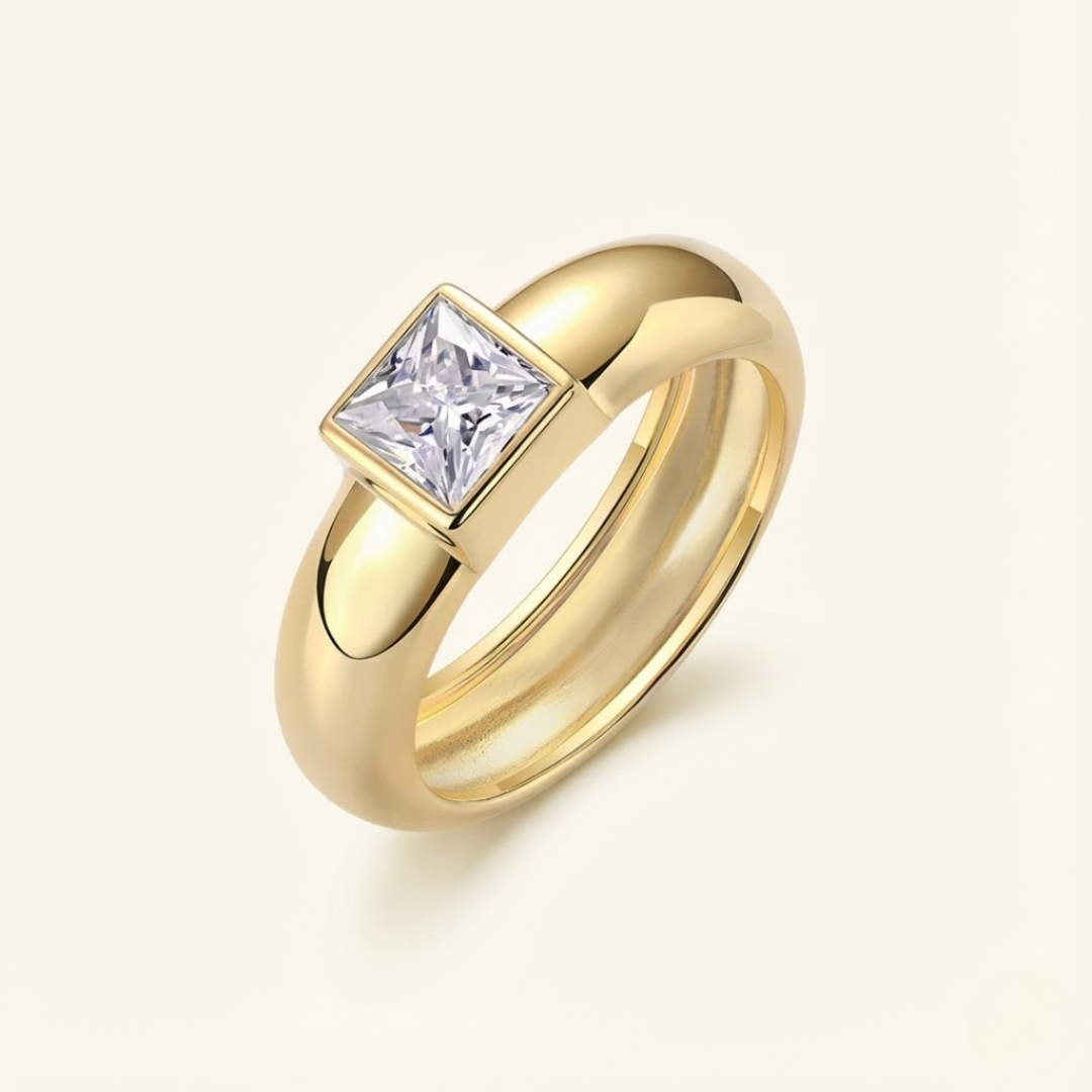 Jouri Moissanite Ring