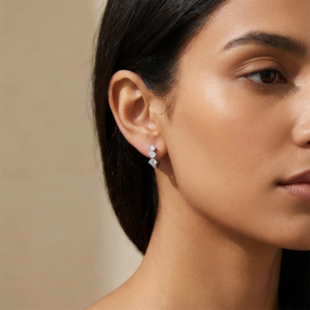 Ruba Moissanite Earrings