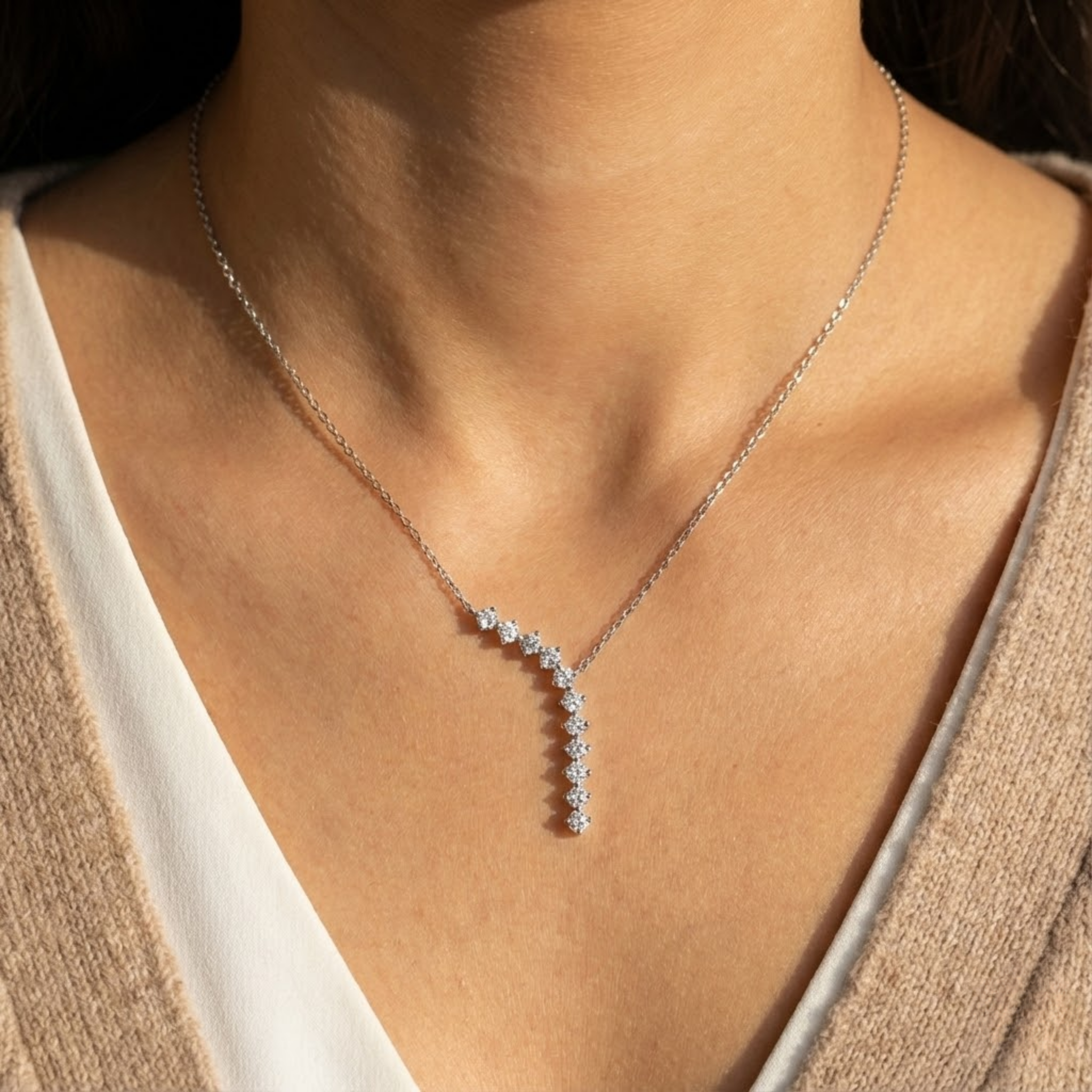 Maysa Moissanite Necklace