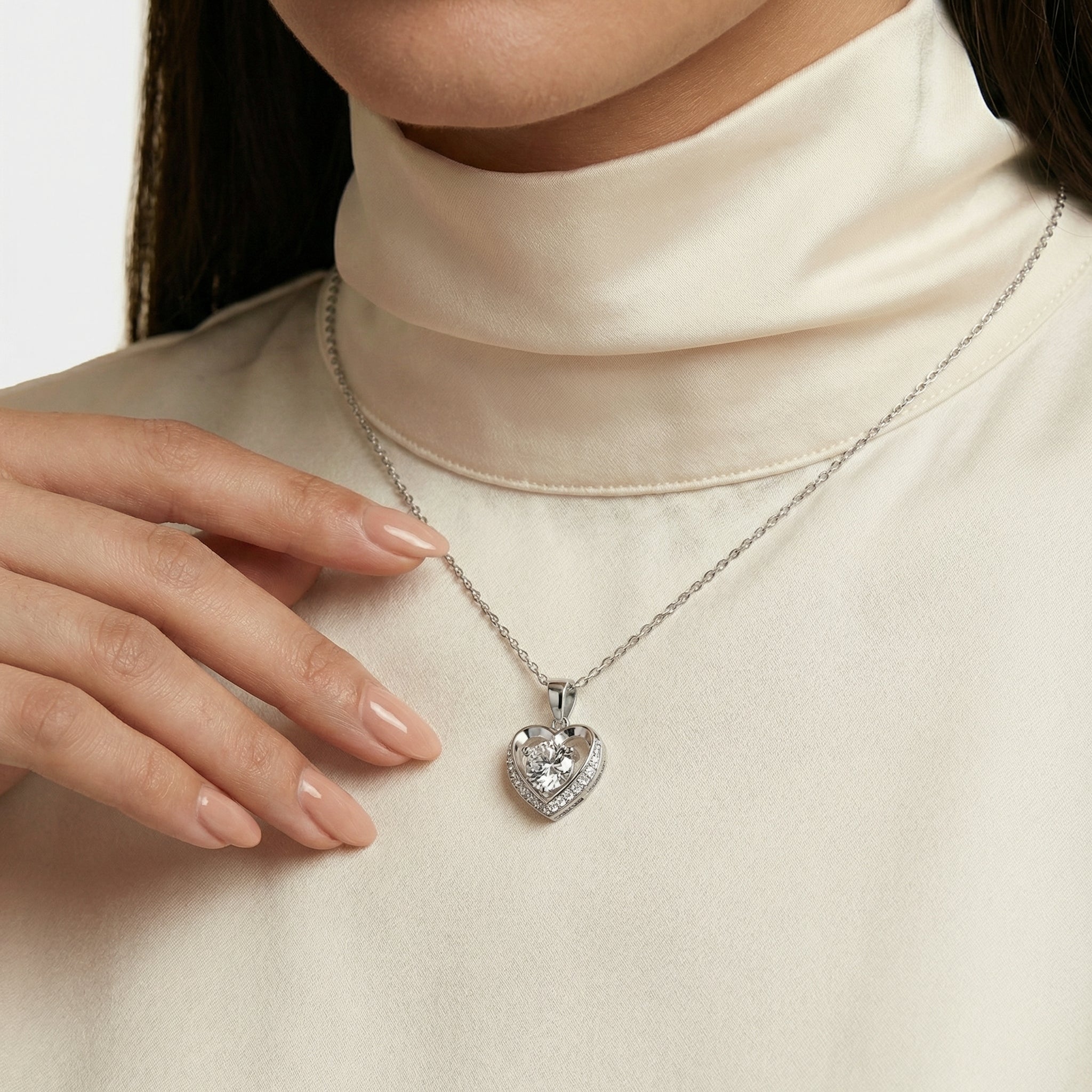 Zeina Moissanite Necklace