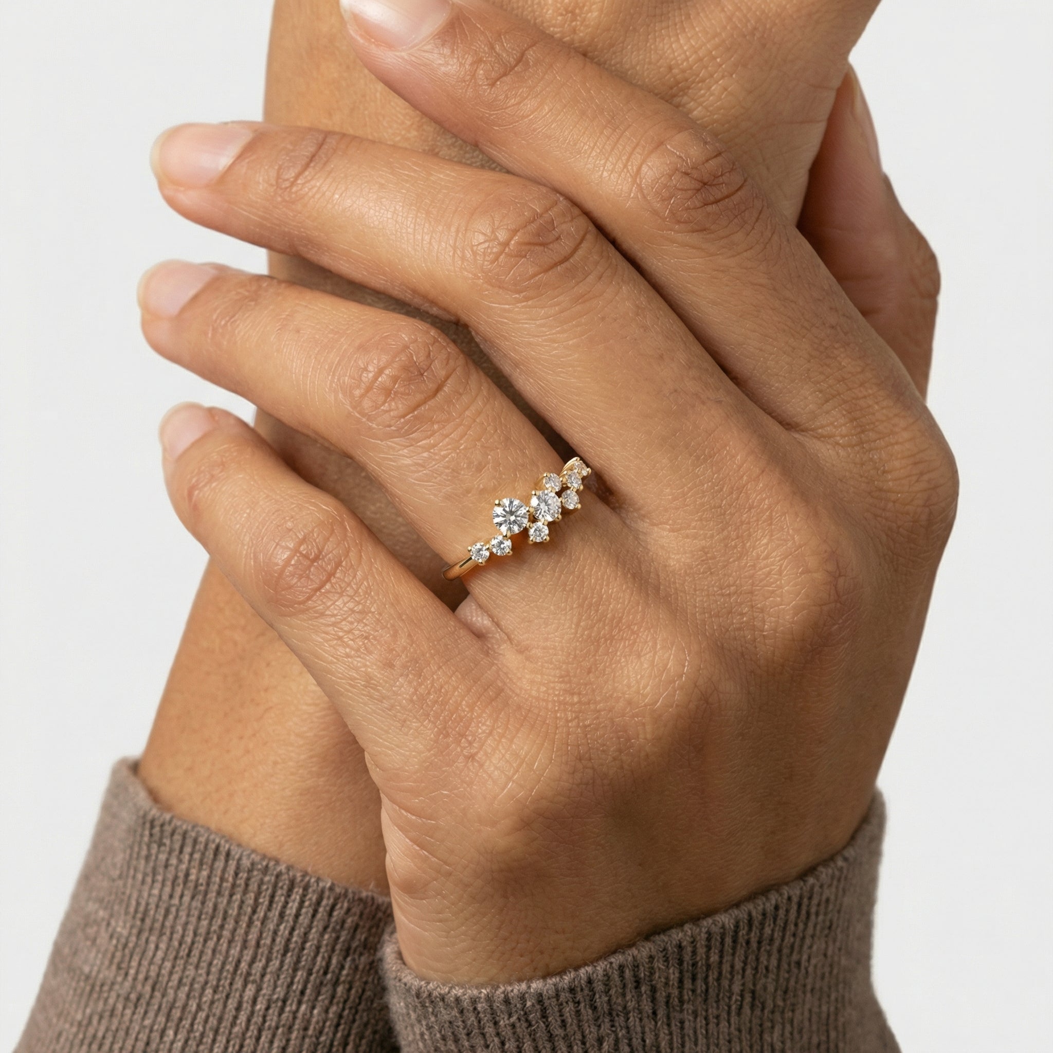 Ameera Moissanite Ring