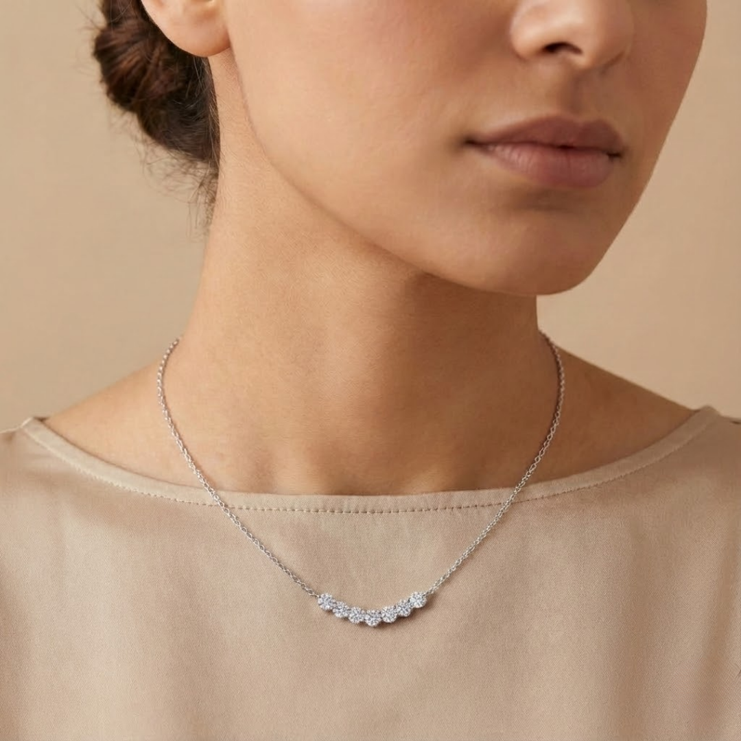 Aisha Moissanite necklace