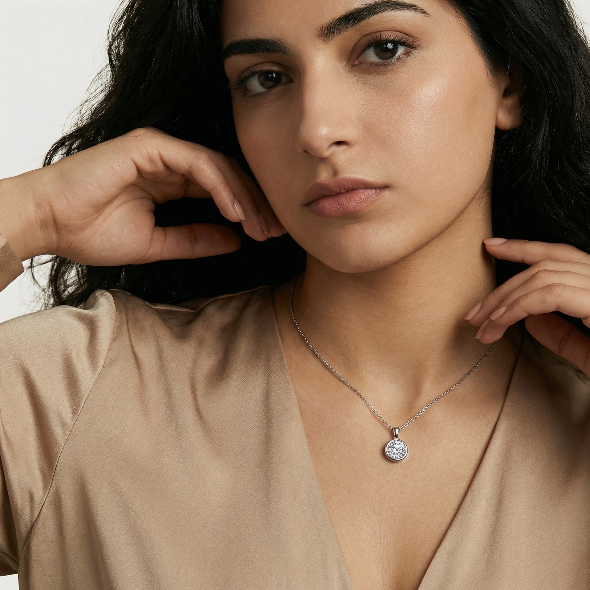 Rihana Moissanite Necklace