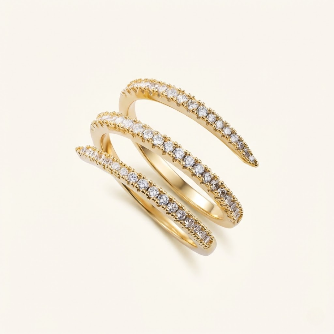 Fatin Moissanite Ring