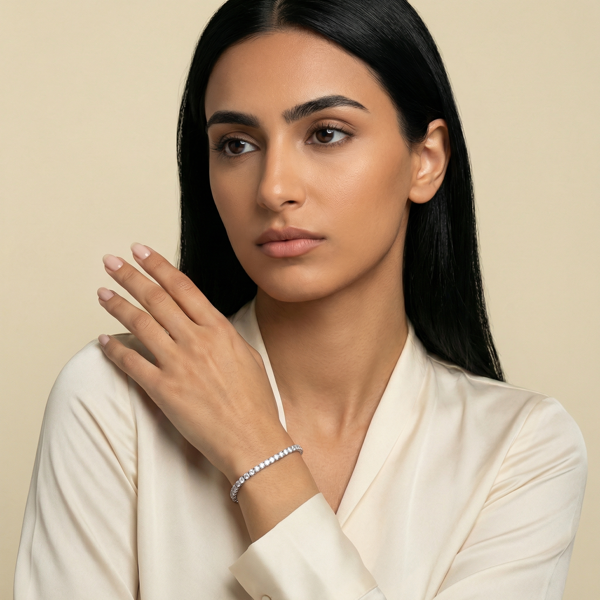 Moissanite Tennis Bracelet - 2mm