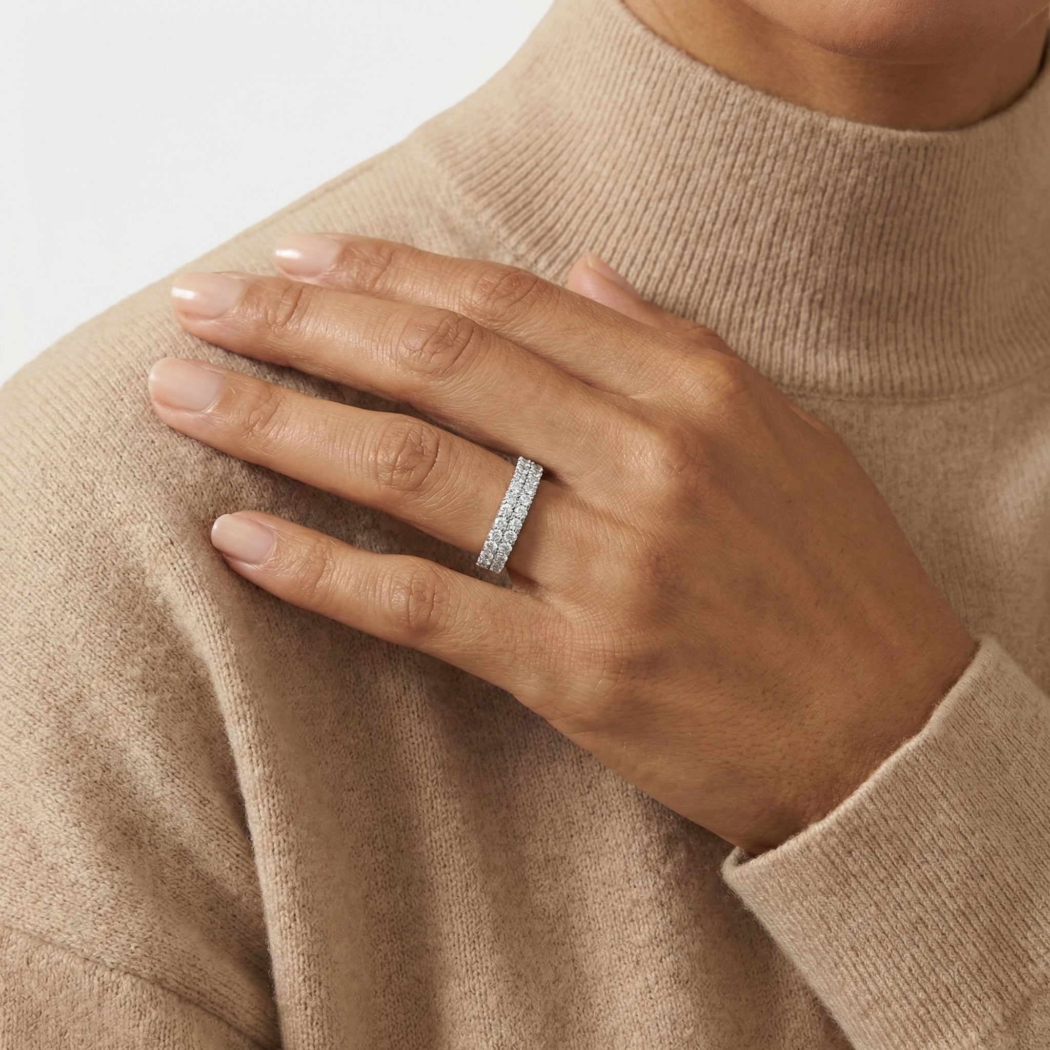 Mira Moissanite Ring