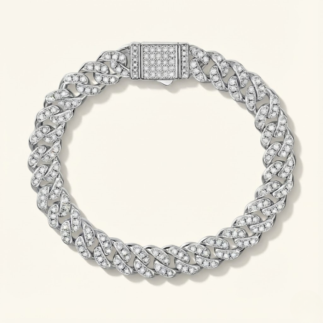 Sawsan Moissanite Cuban Bracelet