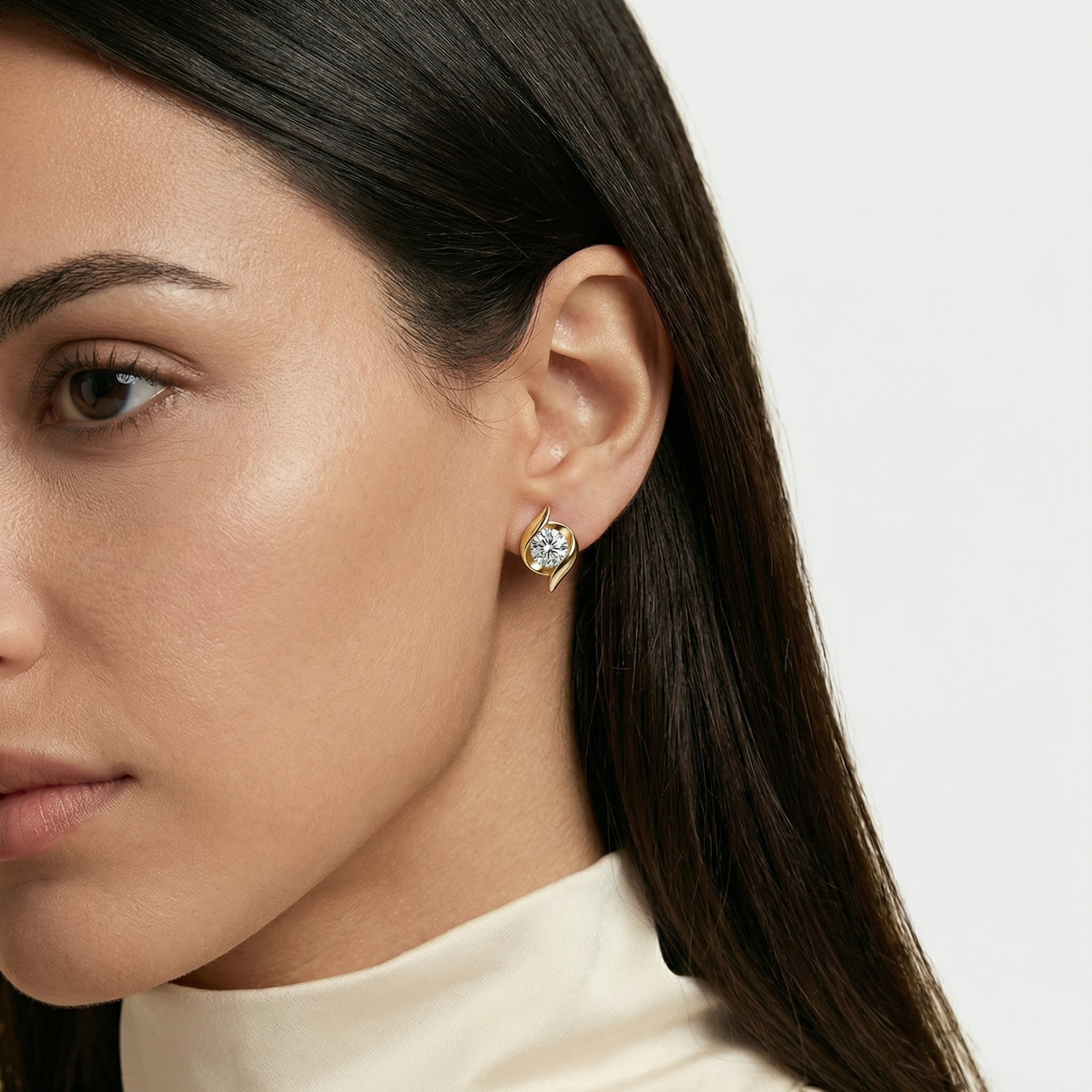 Asma Moissanite Earrings