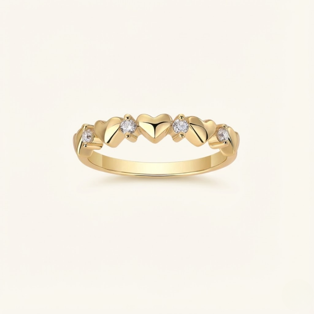 Yasmin Moissanite Ring