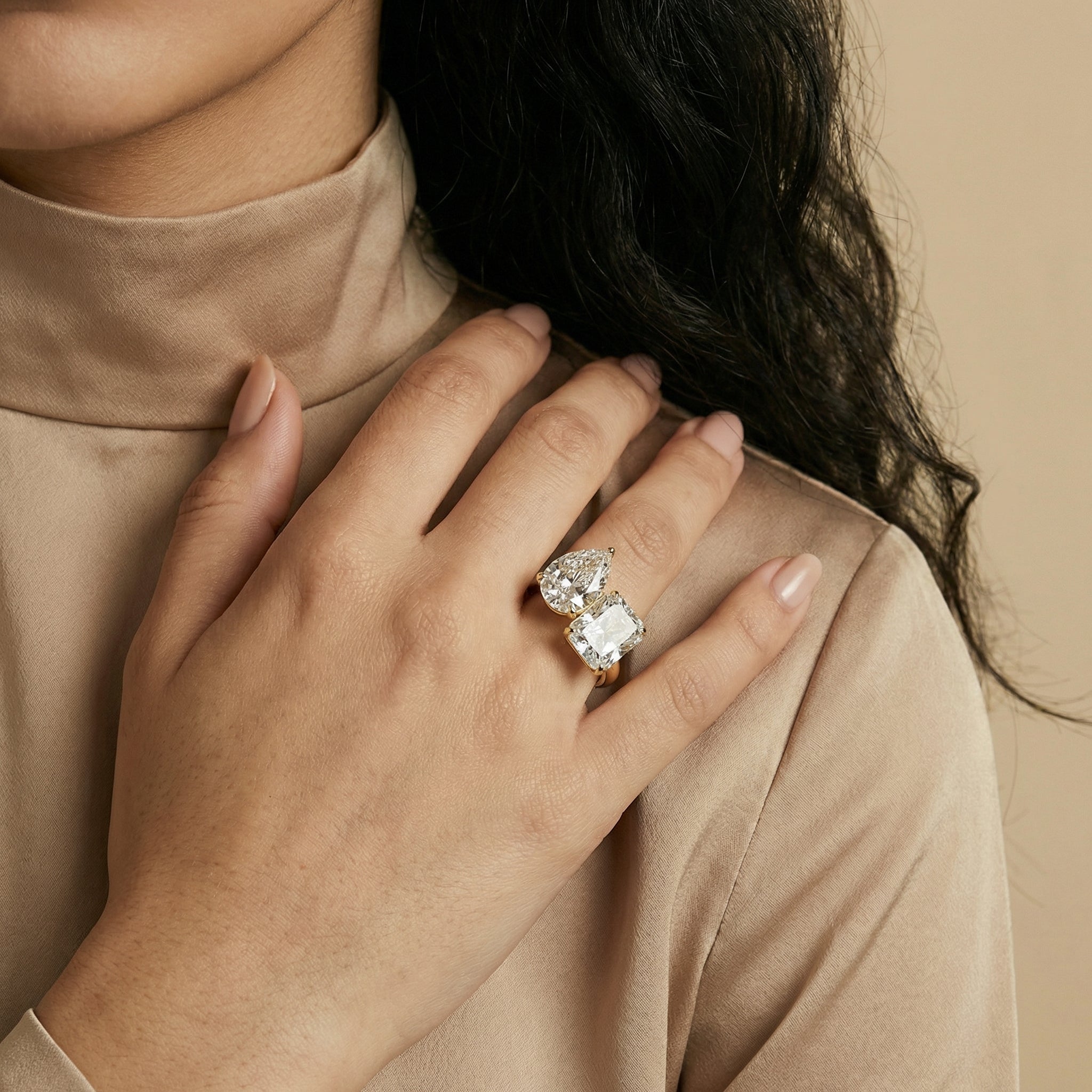 Yasira Moissanite Ring