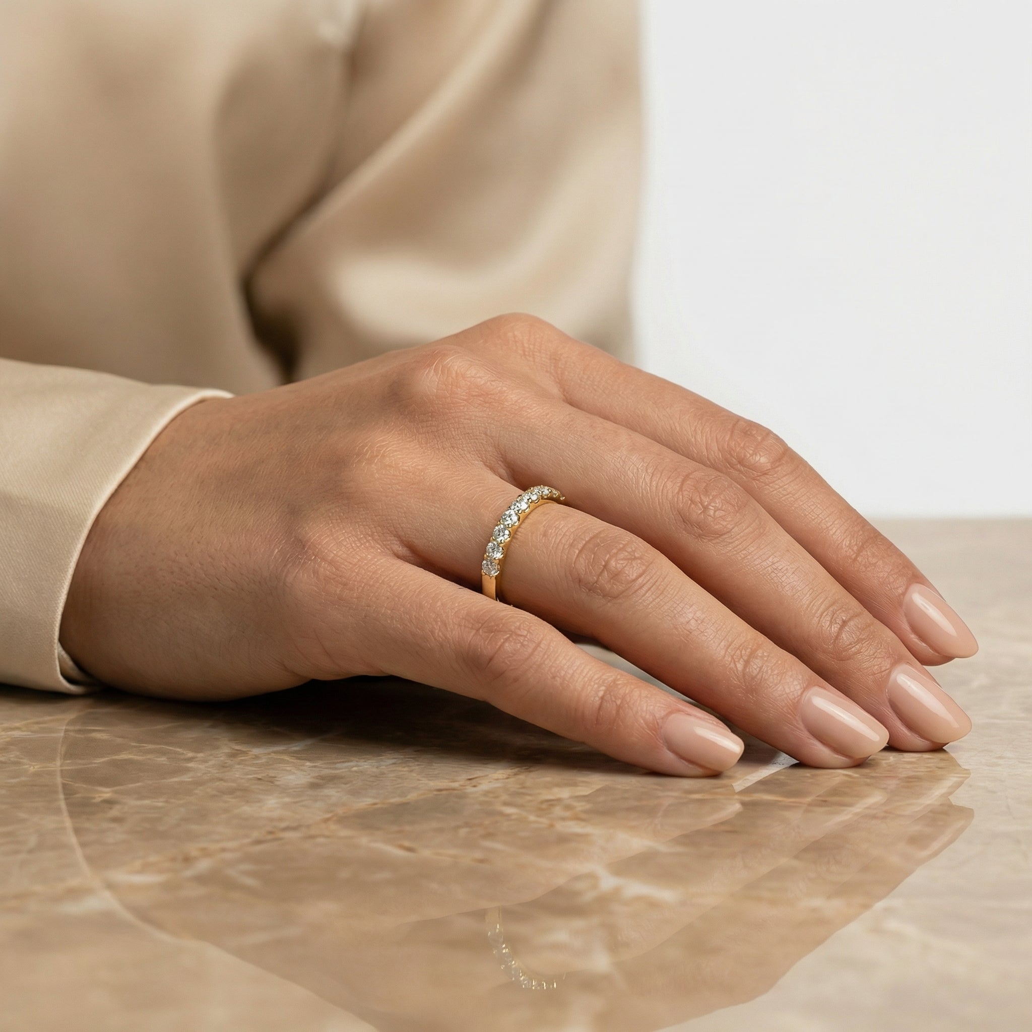 Sana Moissanite Ring