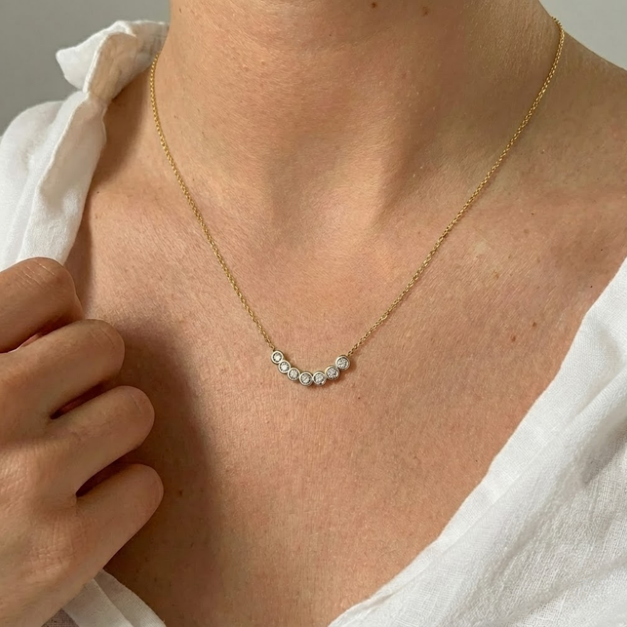 Shaima Moissanite Necklace