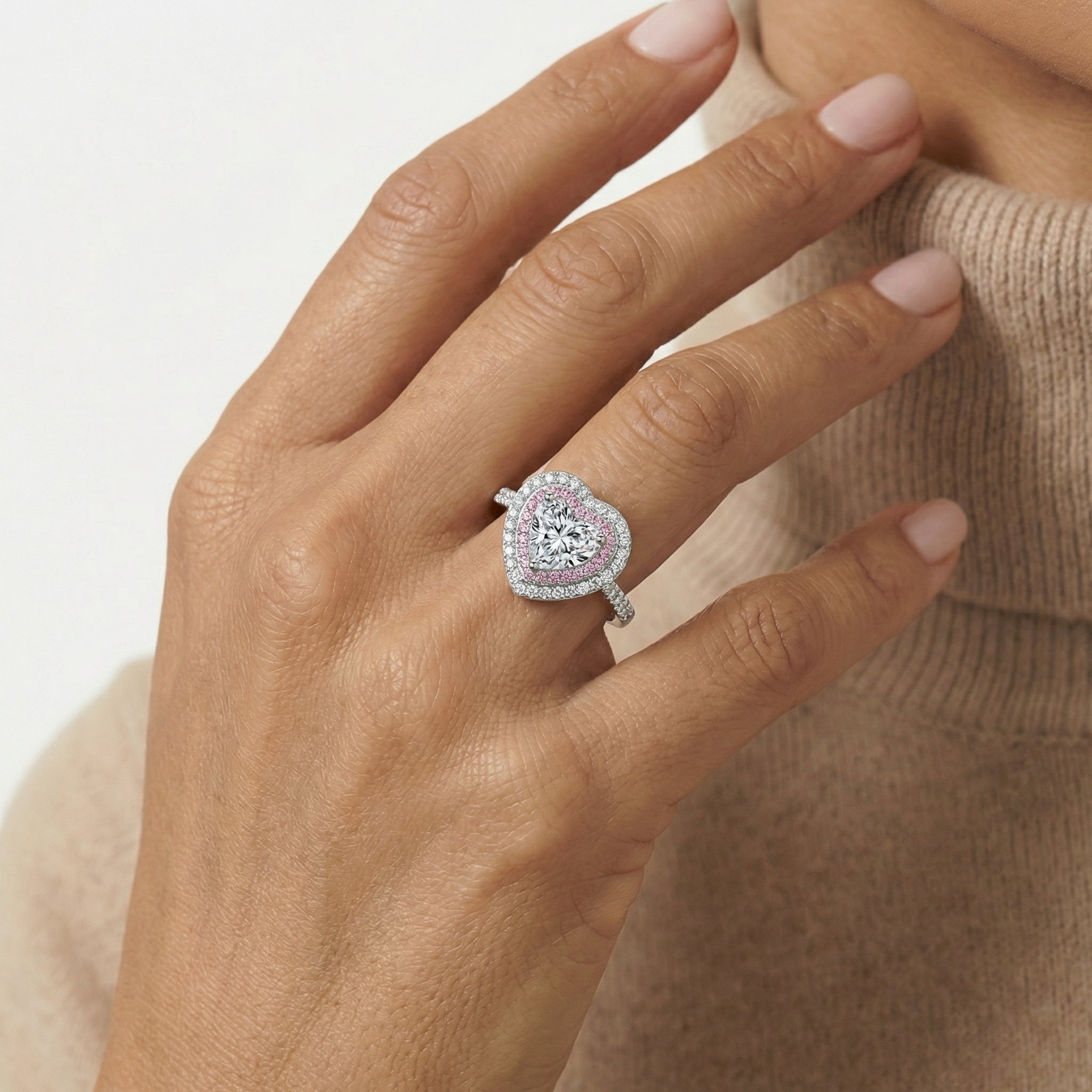 Aaliyah Moissanite Ring