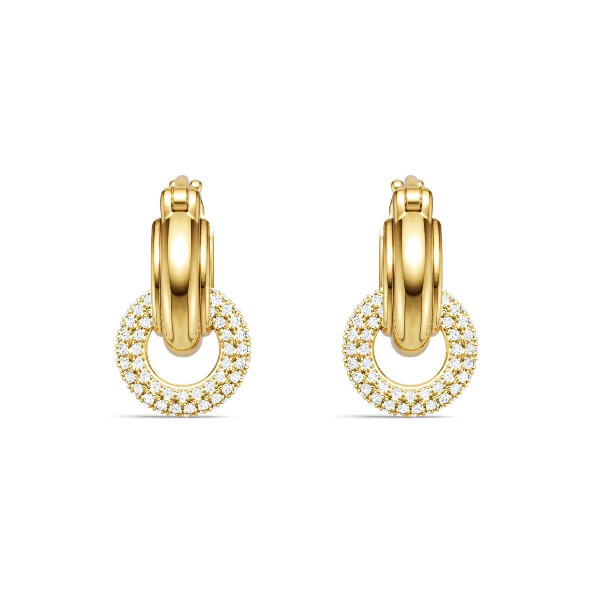 Leila Moissanite Earrings