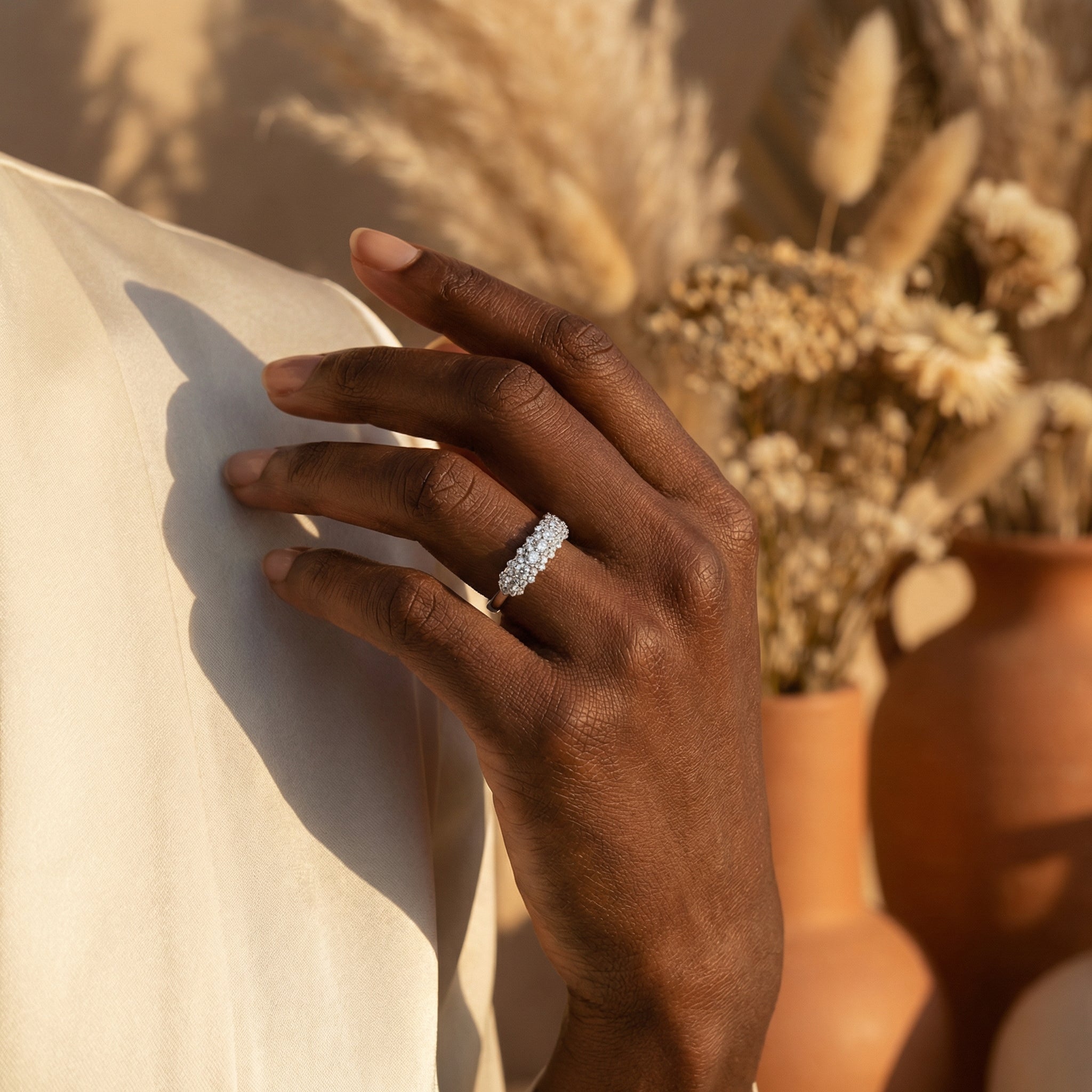 Safa Moissanite Ring