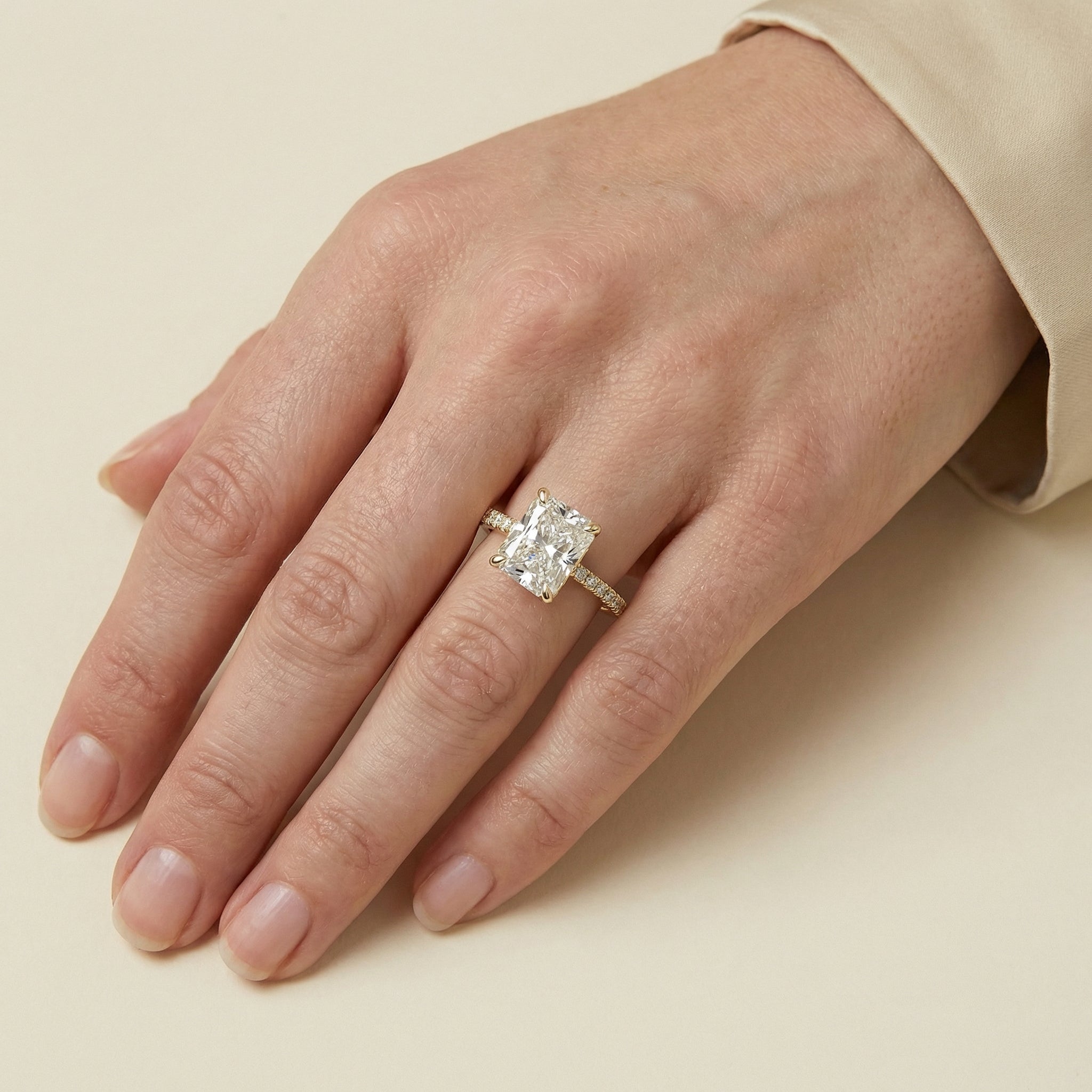 Diana Moissanite Ring