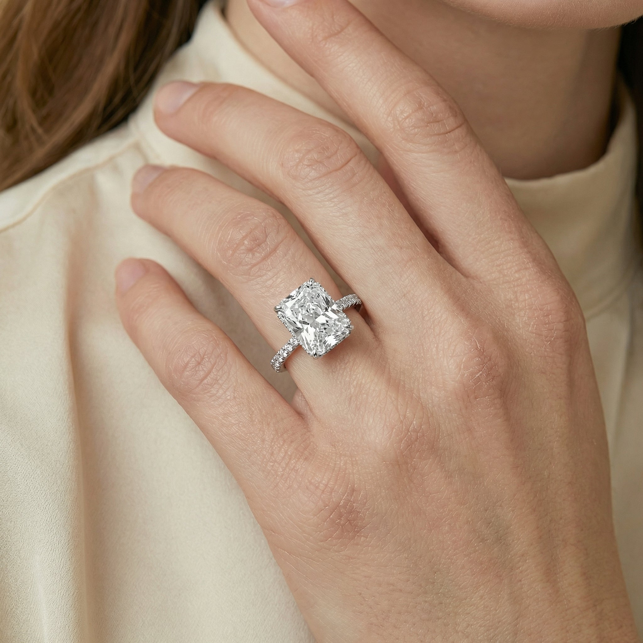 Diana Moissanite Ring