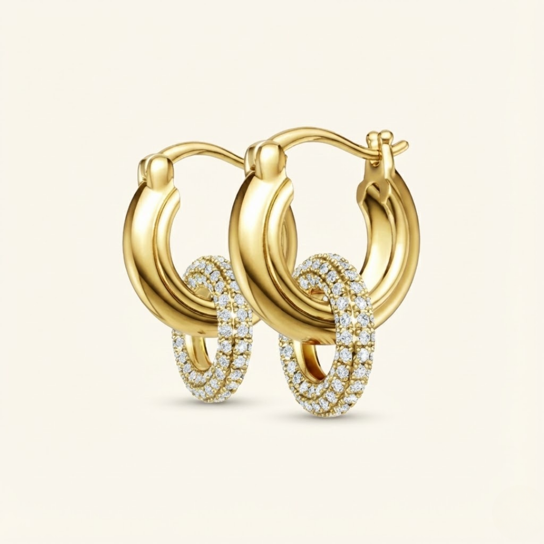 Leila Moissanite Earrings