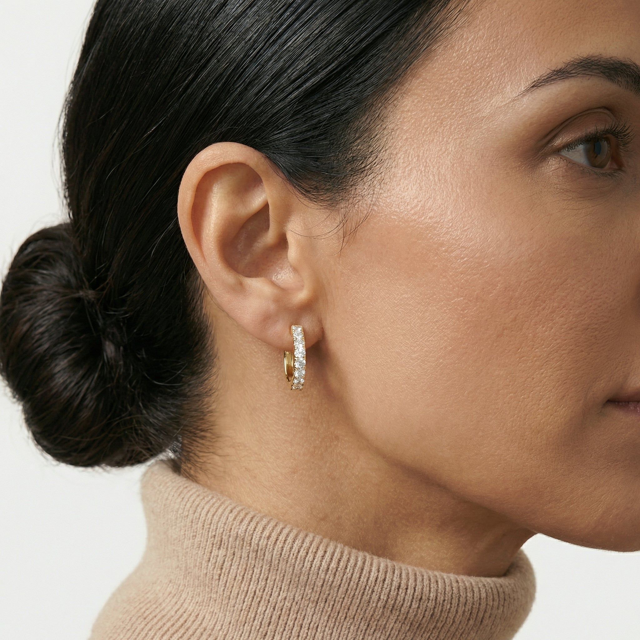 Lubna Moissanite Earrings