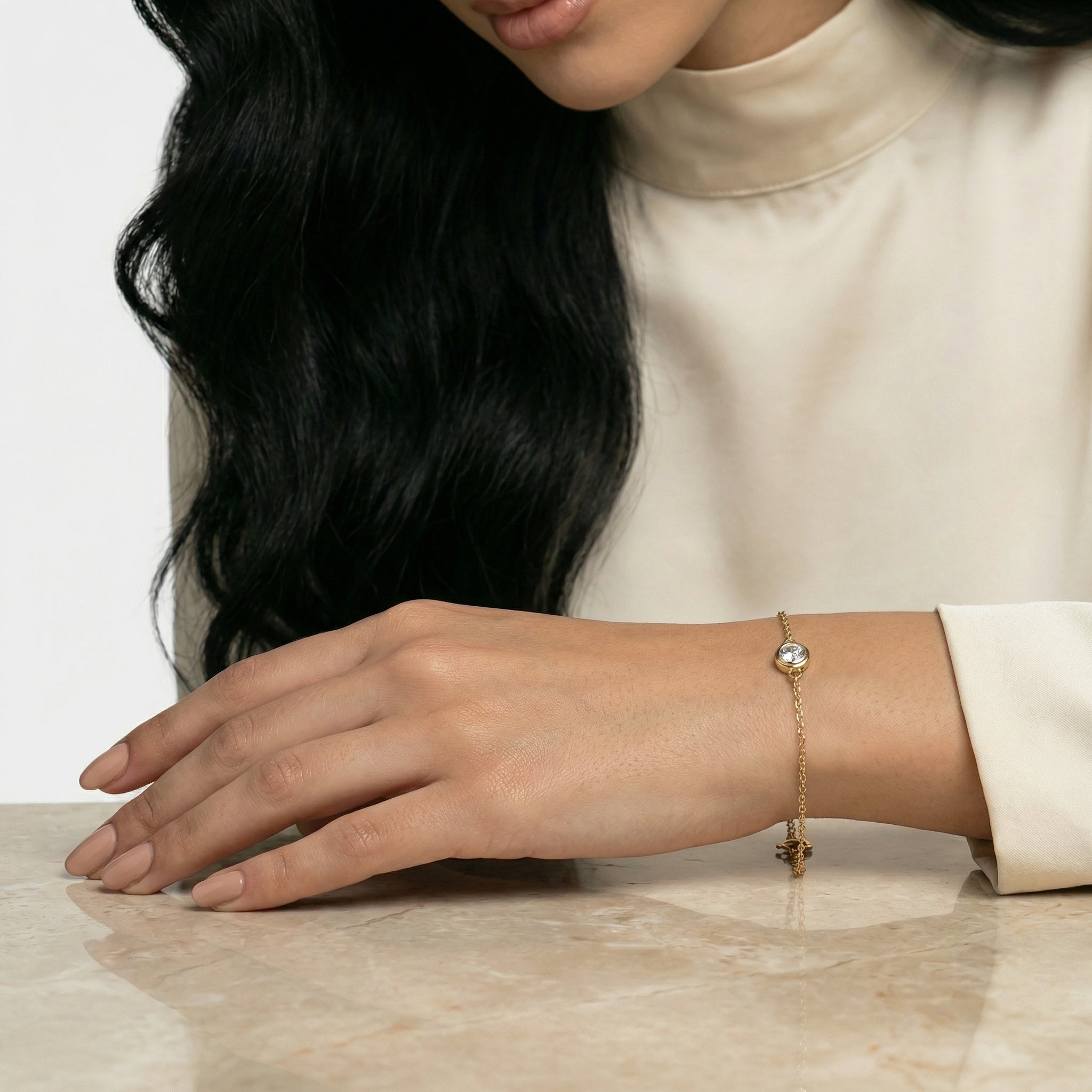 Shamsa Moissanite Bracelet