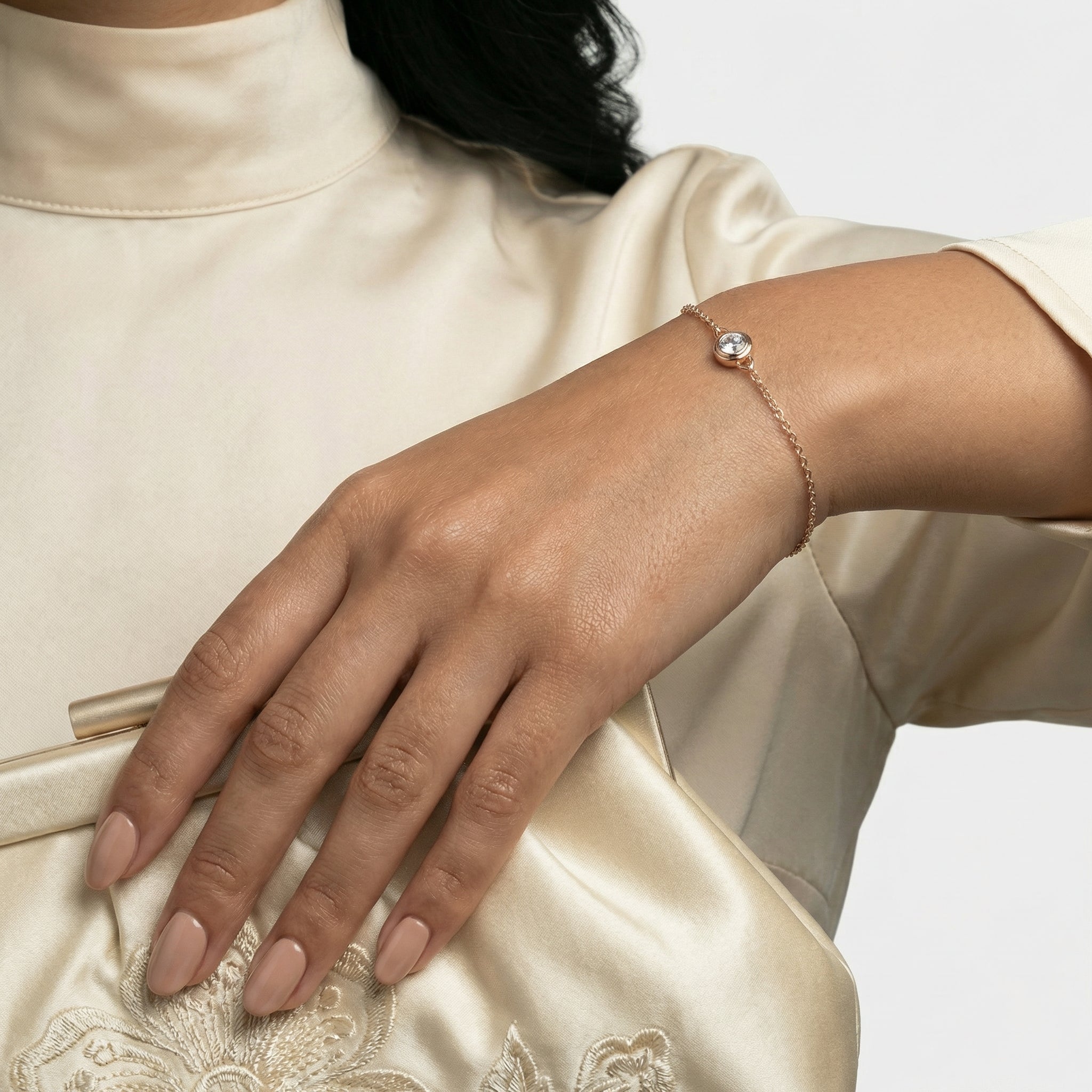 Shamsa Moissanite Bracelet