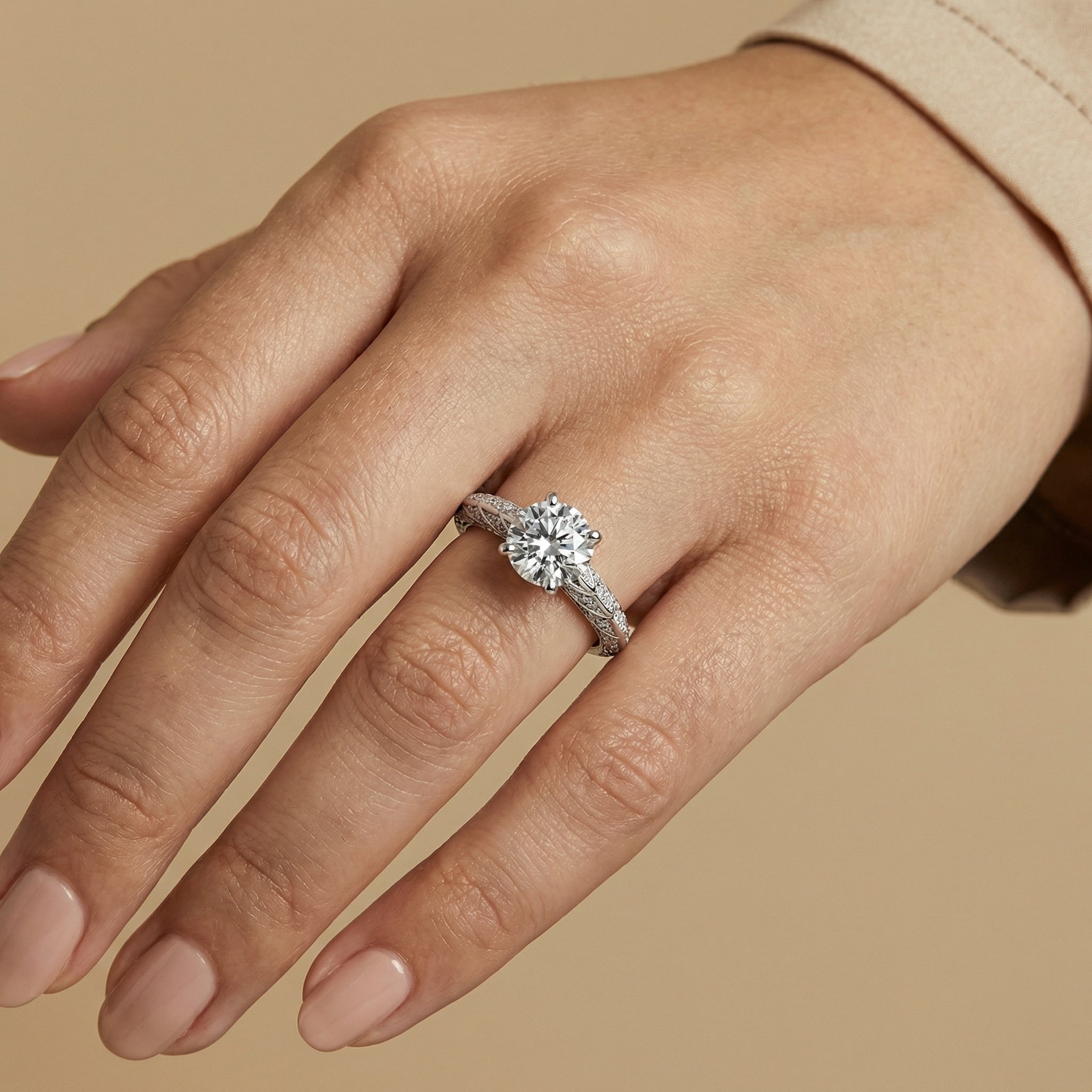 Sumaya Moissanite Ring