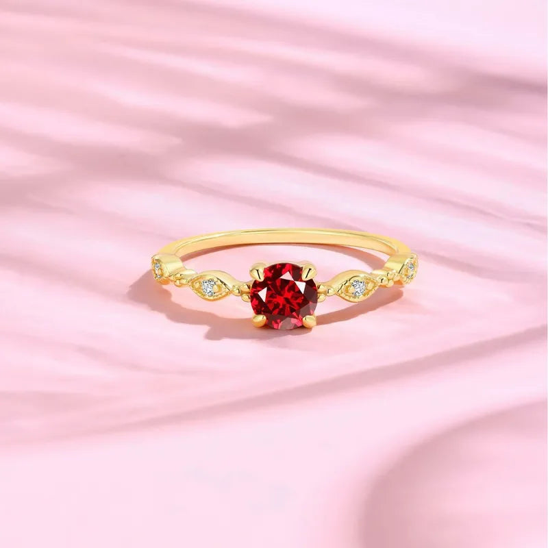 Lamia Moissanite Ring