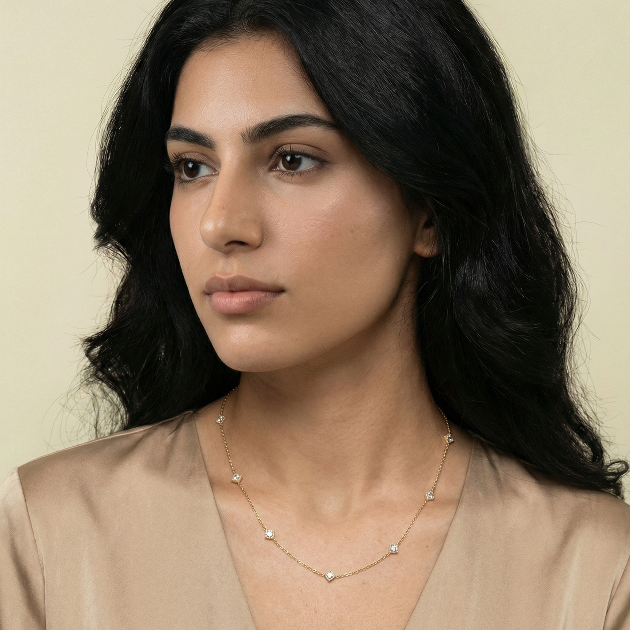 Tahani Moissanite Necklace