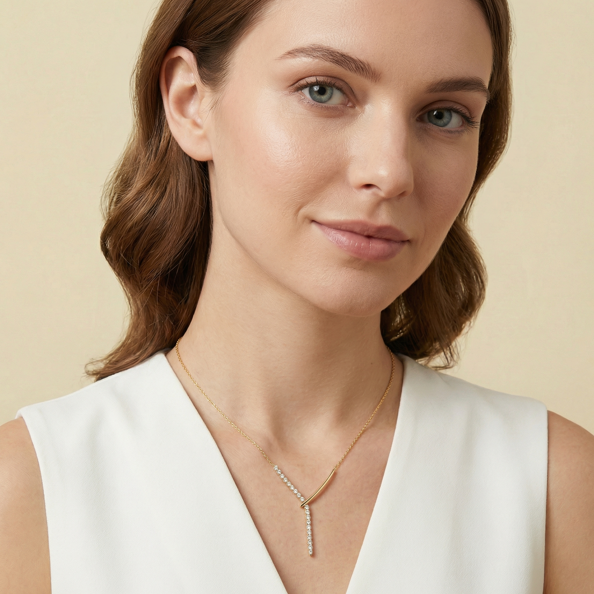 Rimsha Moissanite Necklace