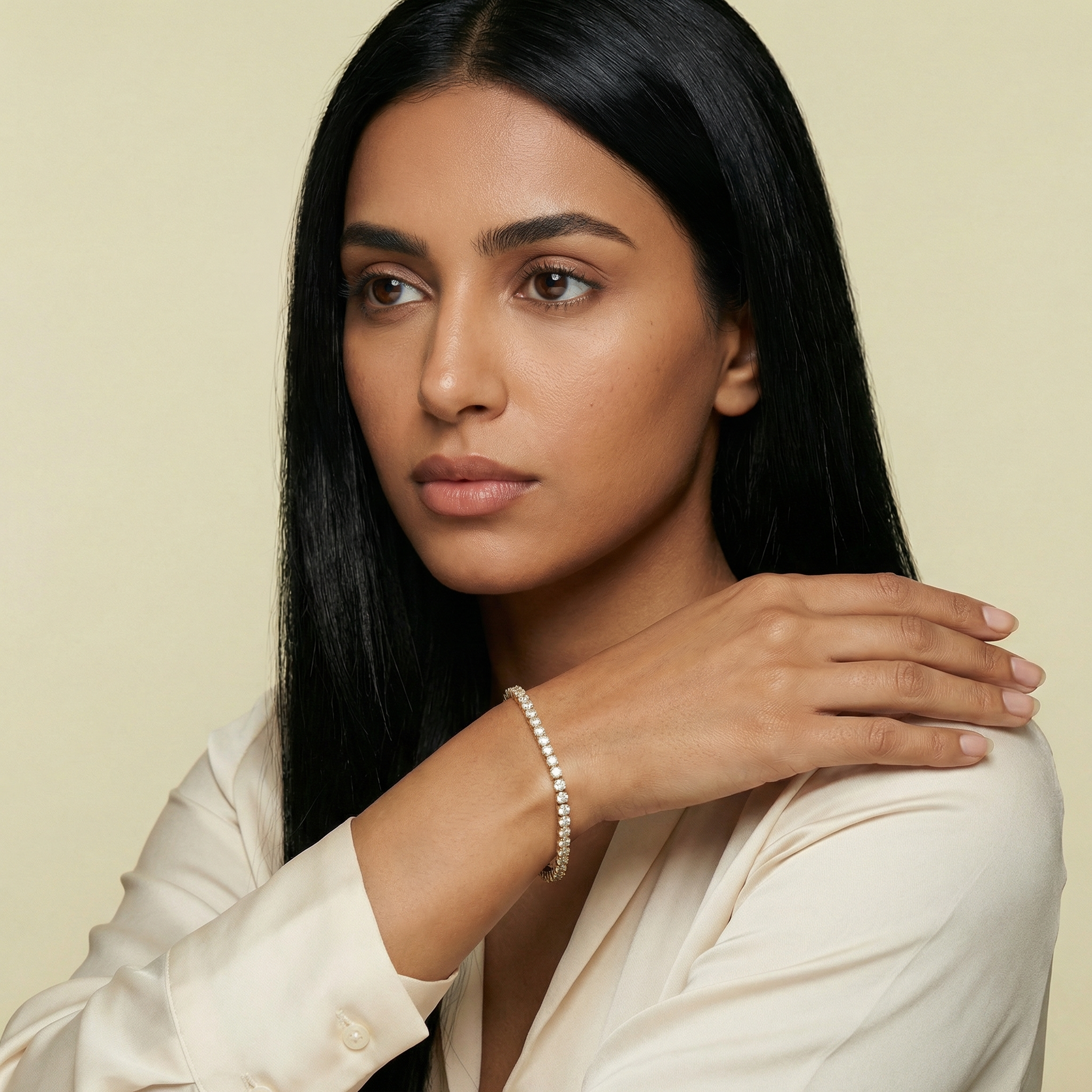 Moissanite Tennis Bracelet - 2mm