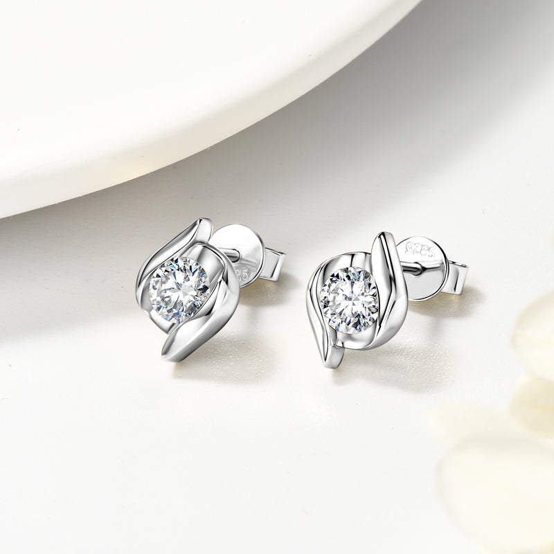 Asma Moissanite Earrings