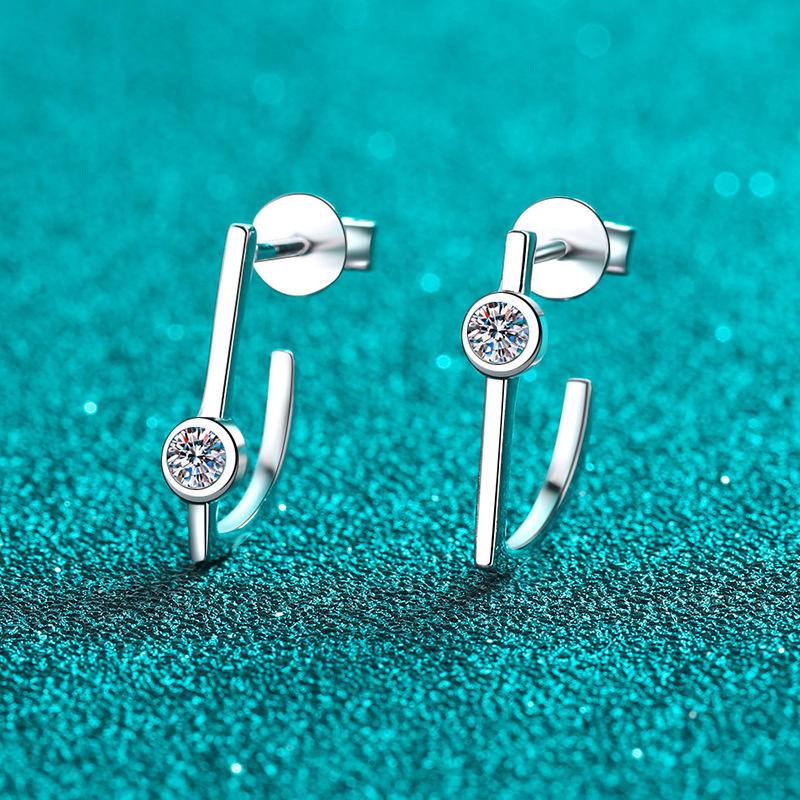 Fadwa Moissanite Earrings