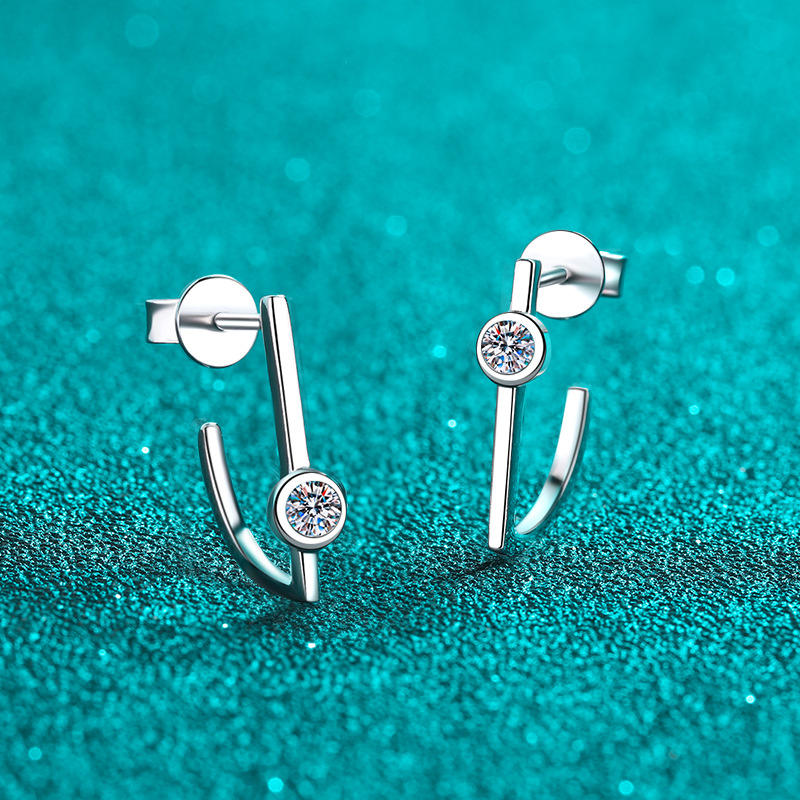 Fadwa Moissanite Earrings