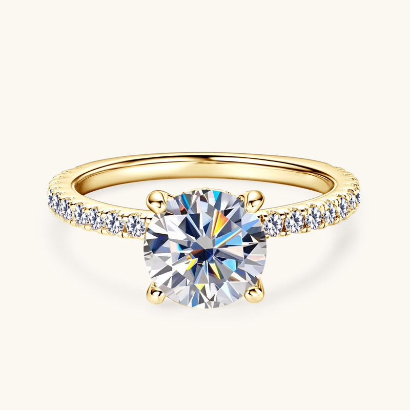 Aziza Moissanite Ring