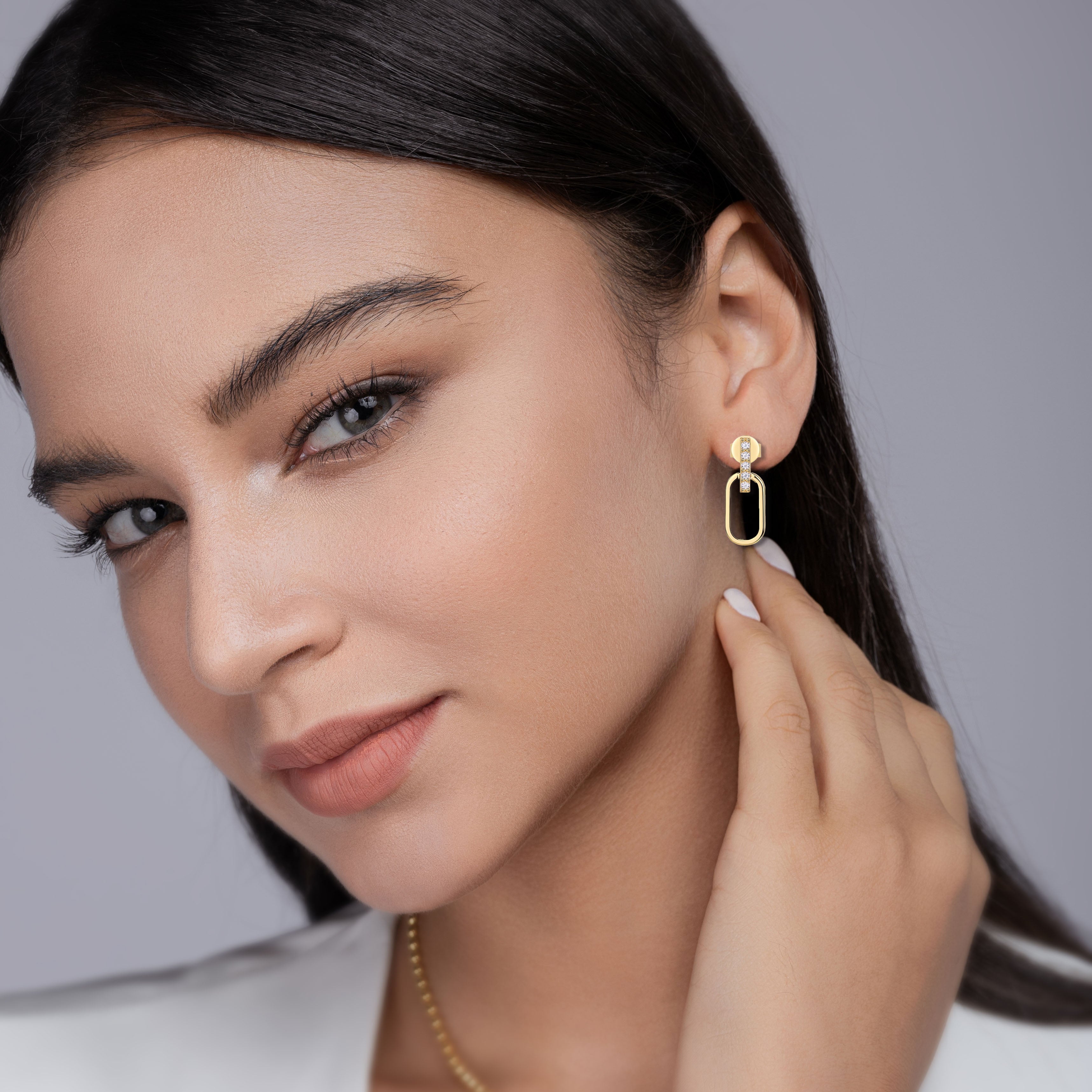 Samira Moissanite Earrings