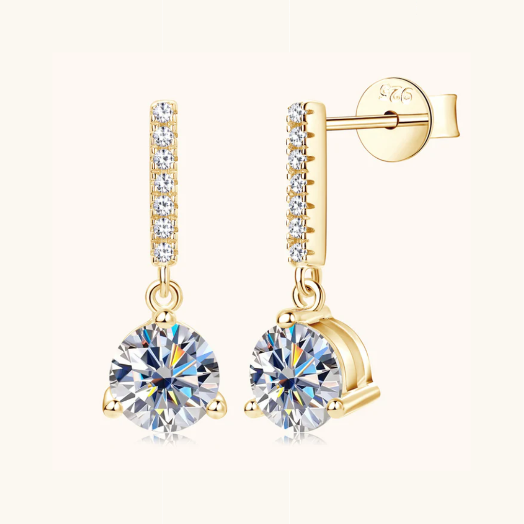 Kanza Moissanite Earrings