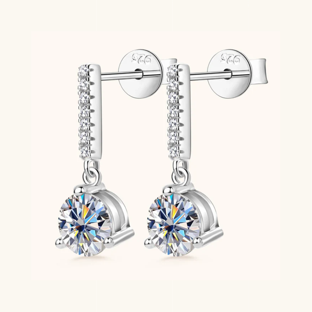 Kanza Moissanite Earrings