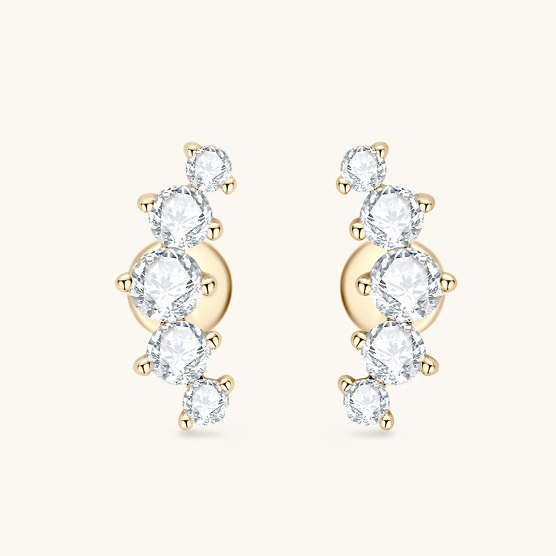 Raina Moissanite Earrings