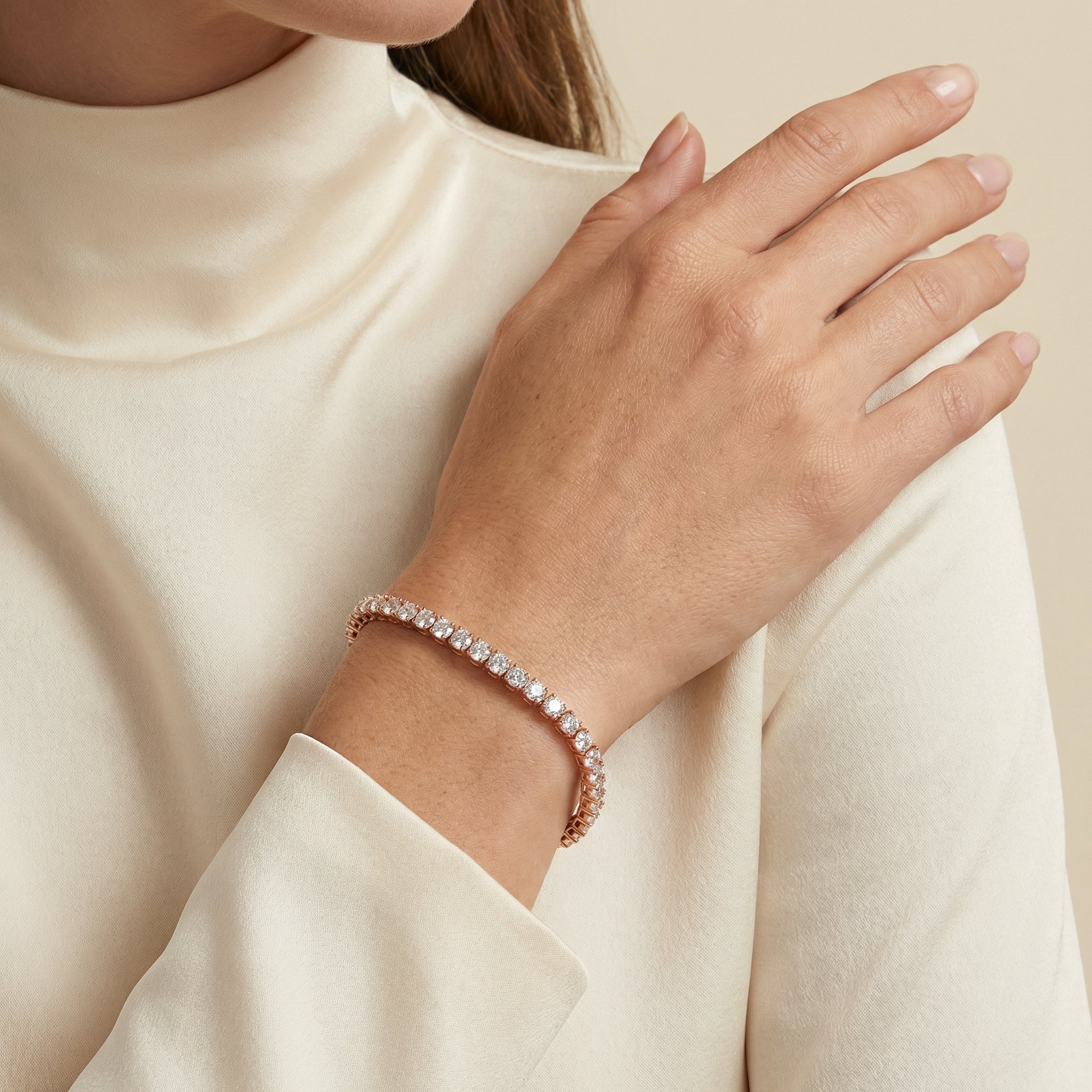 Moissanite Tennis Bracelet - 2mm