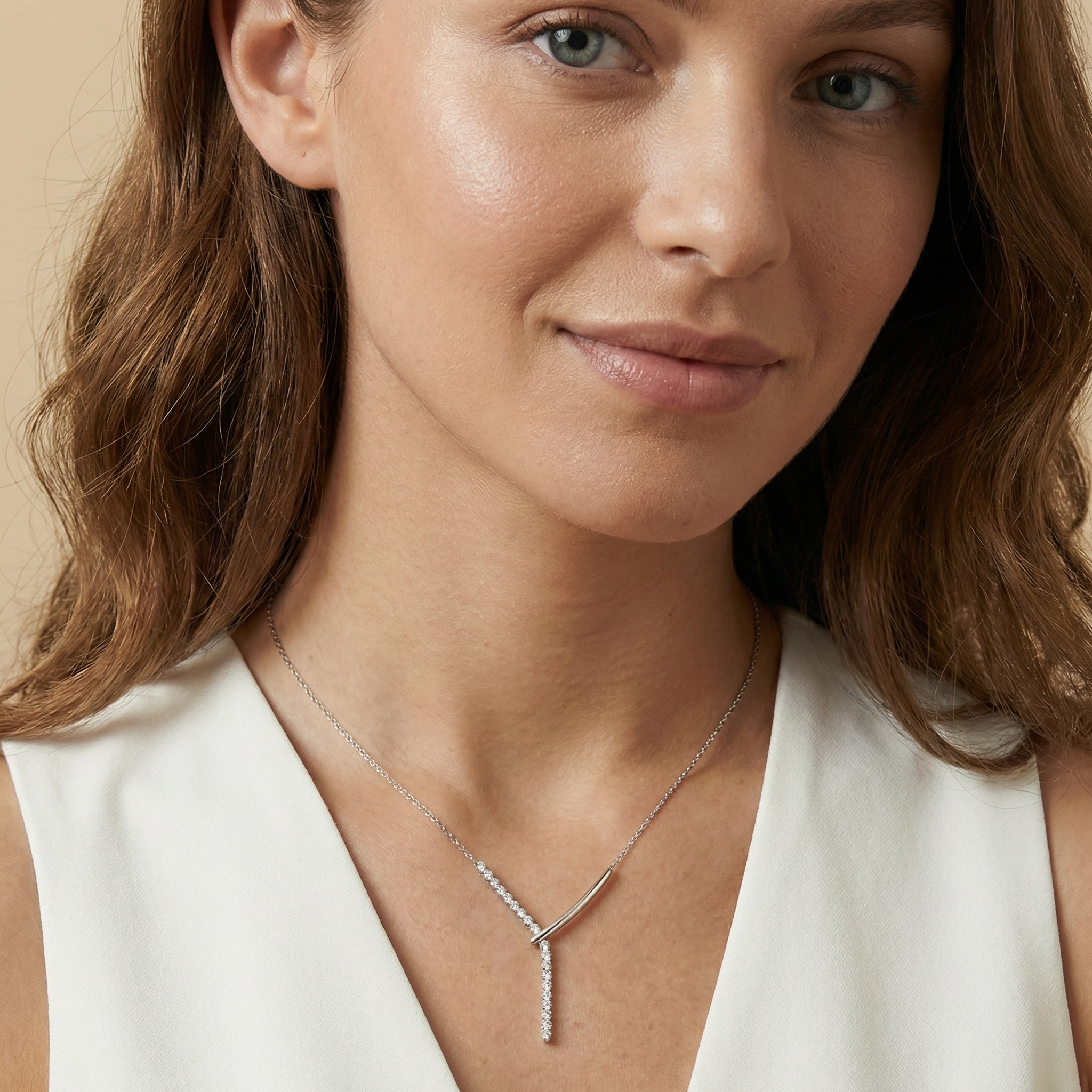 Rimsha Moissanite Necklace
