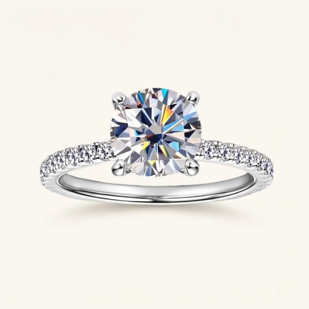Aziza Moissanite Ring