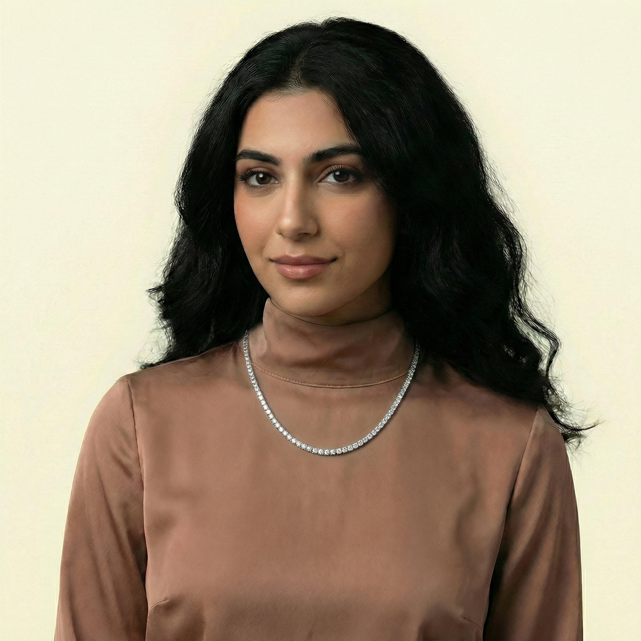 Moissanite Tennis Necklace - 3mm