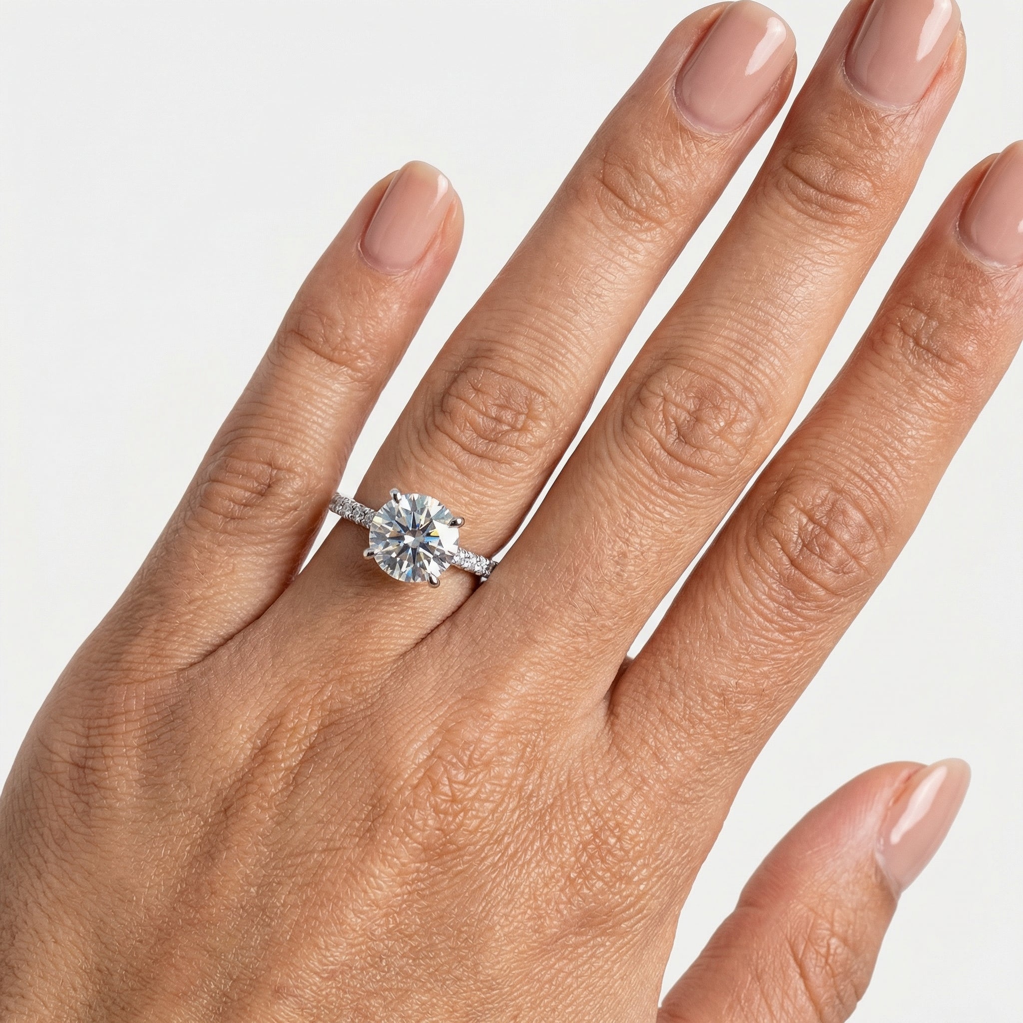 Aziza Moissanite Ring