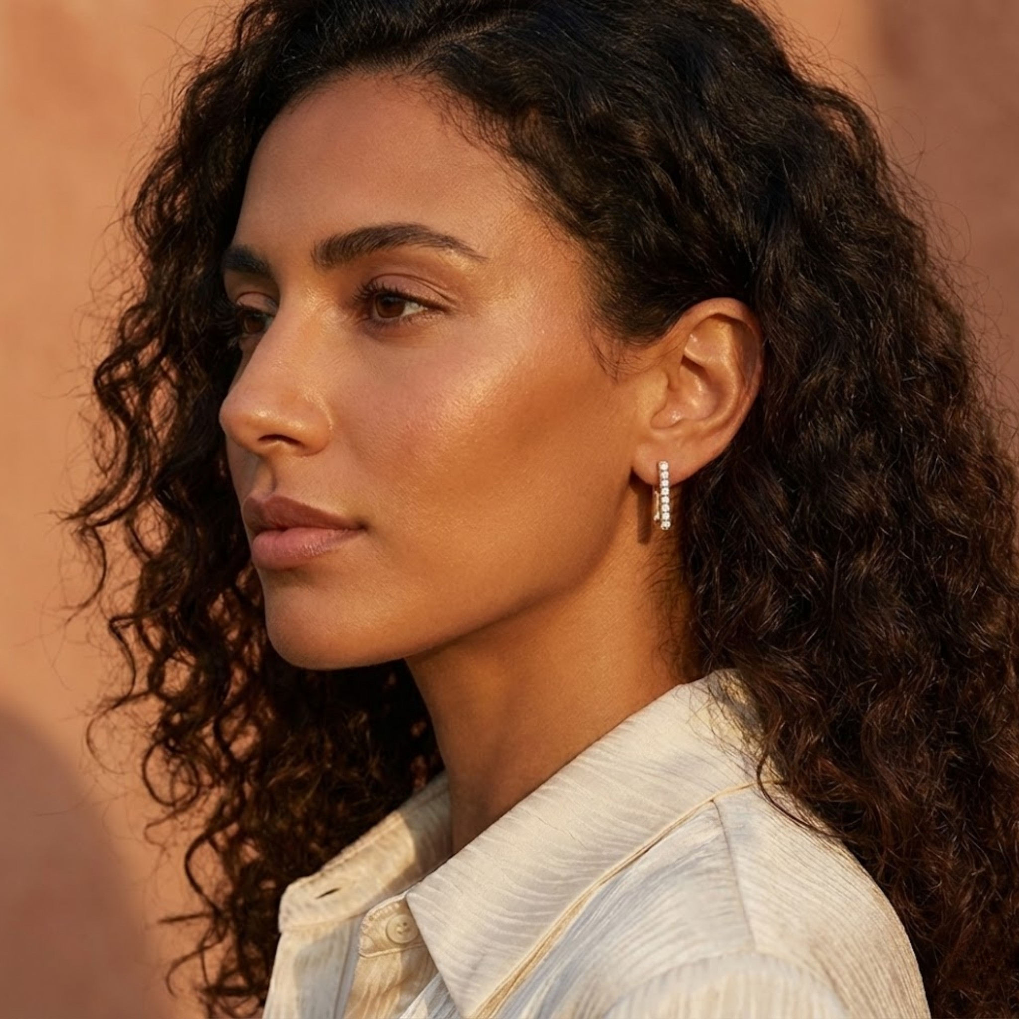 Razan Moissanite Earrings