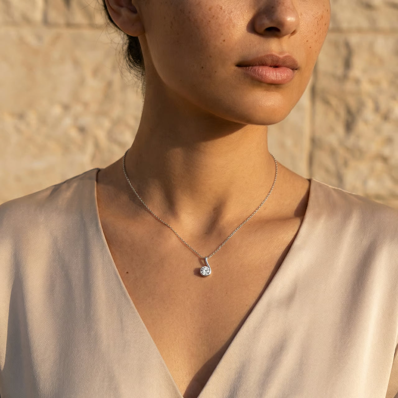 Lujina Moissanite Necklace