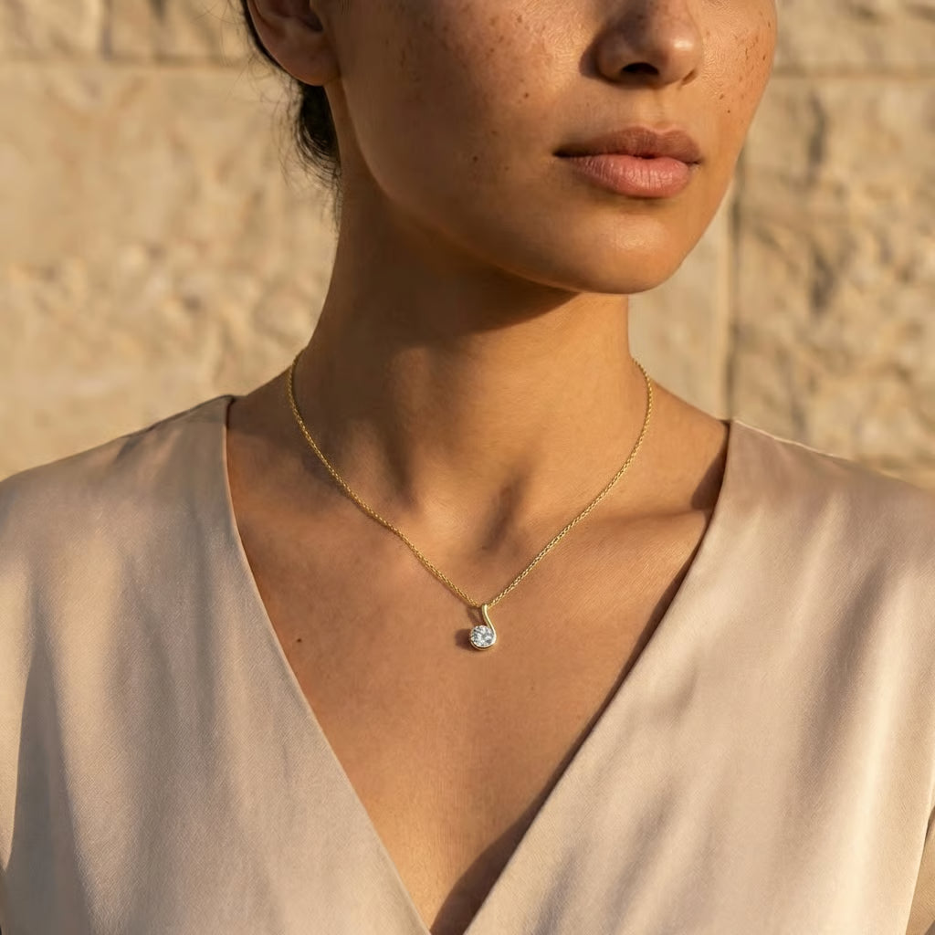 Lujina Moissanite Necklace