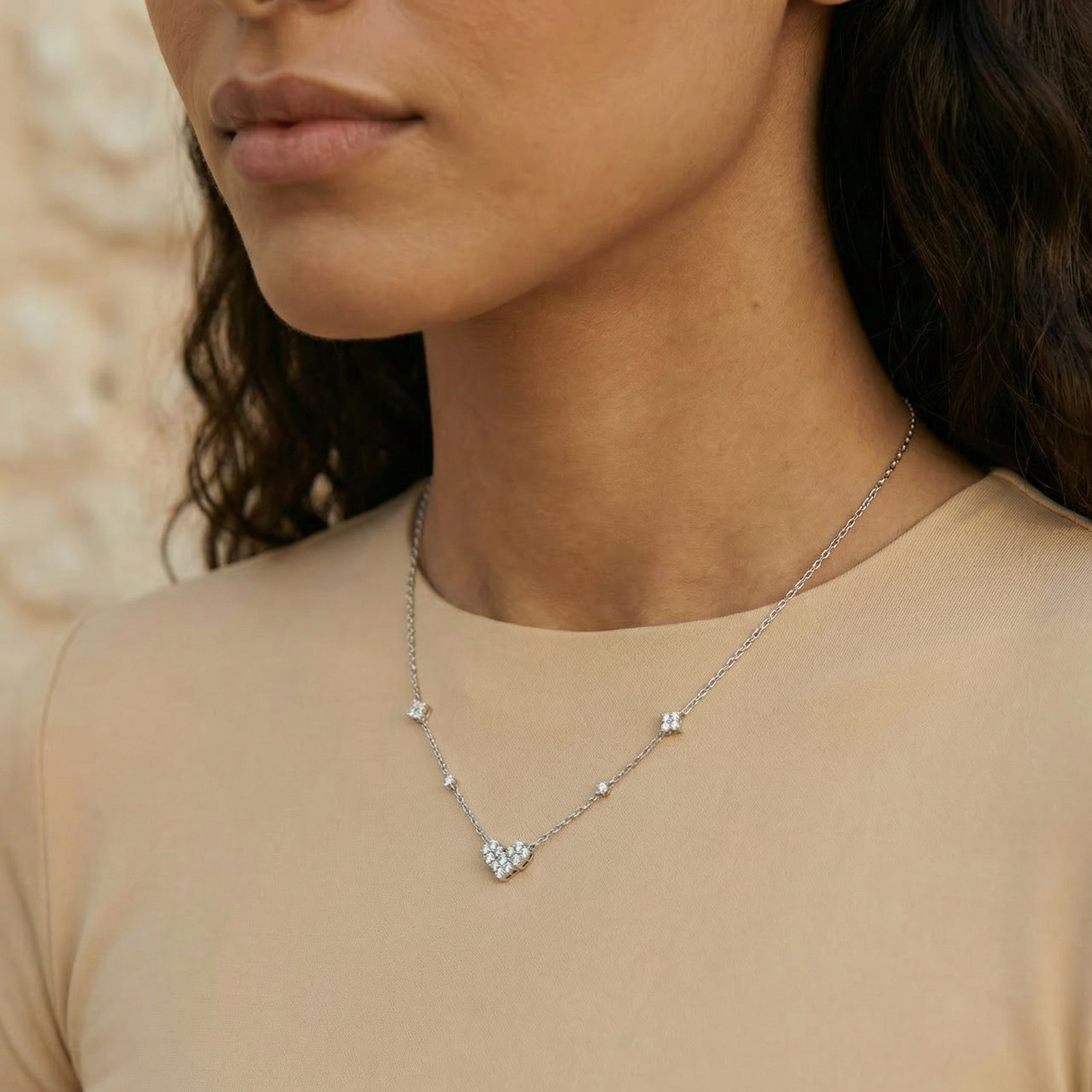 Naylah Moissanite Necklace