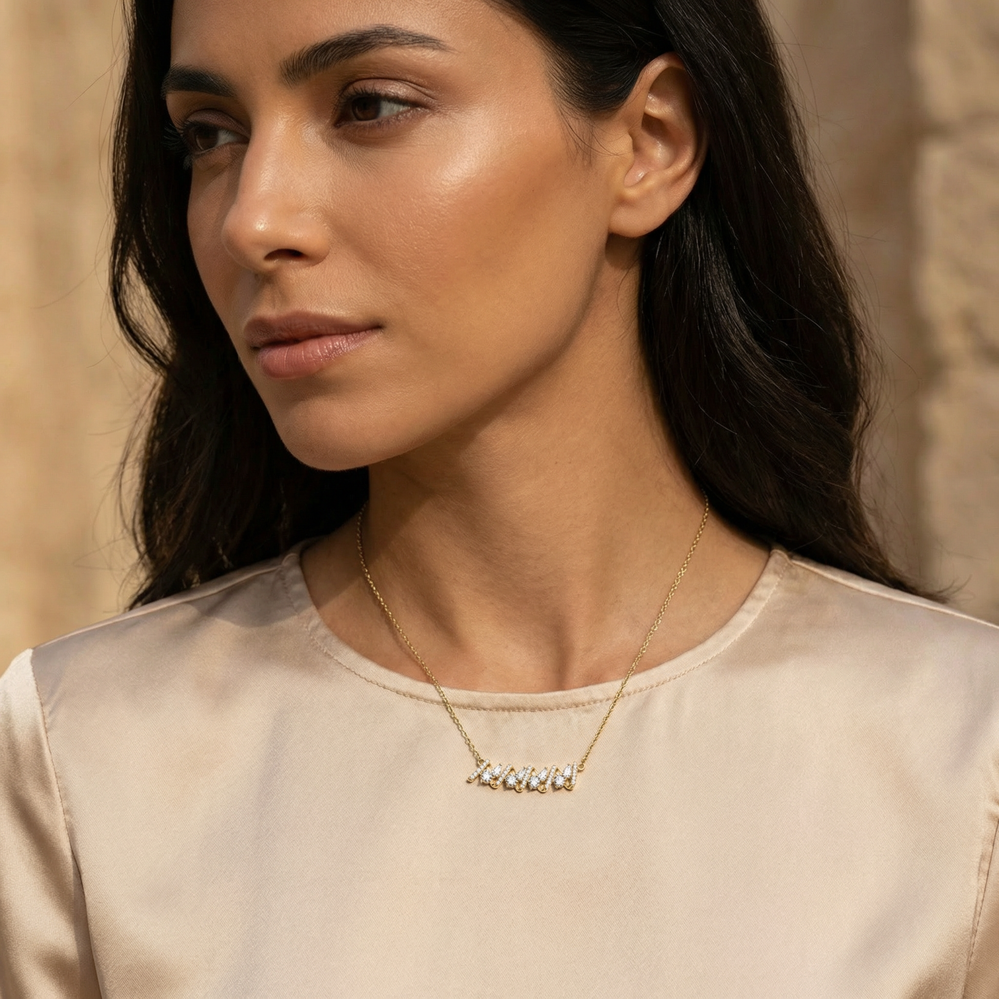 Samrah Moissanite Necklace