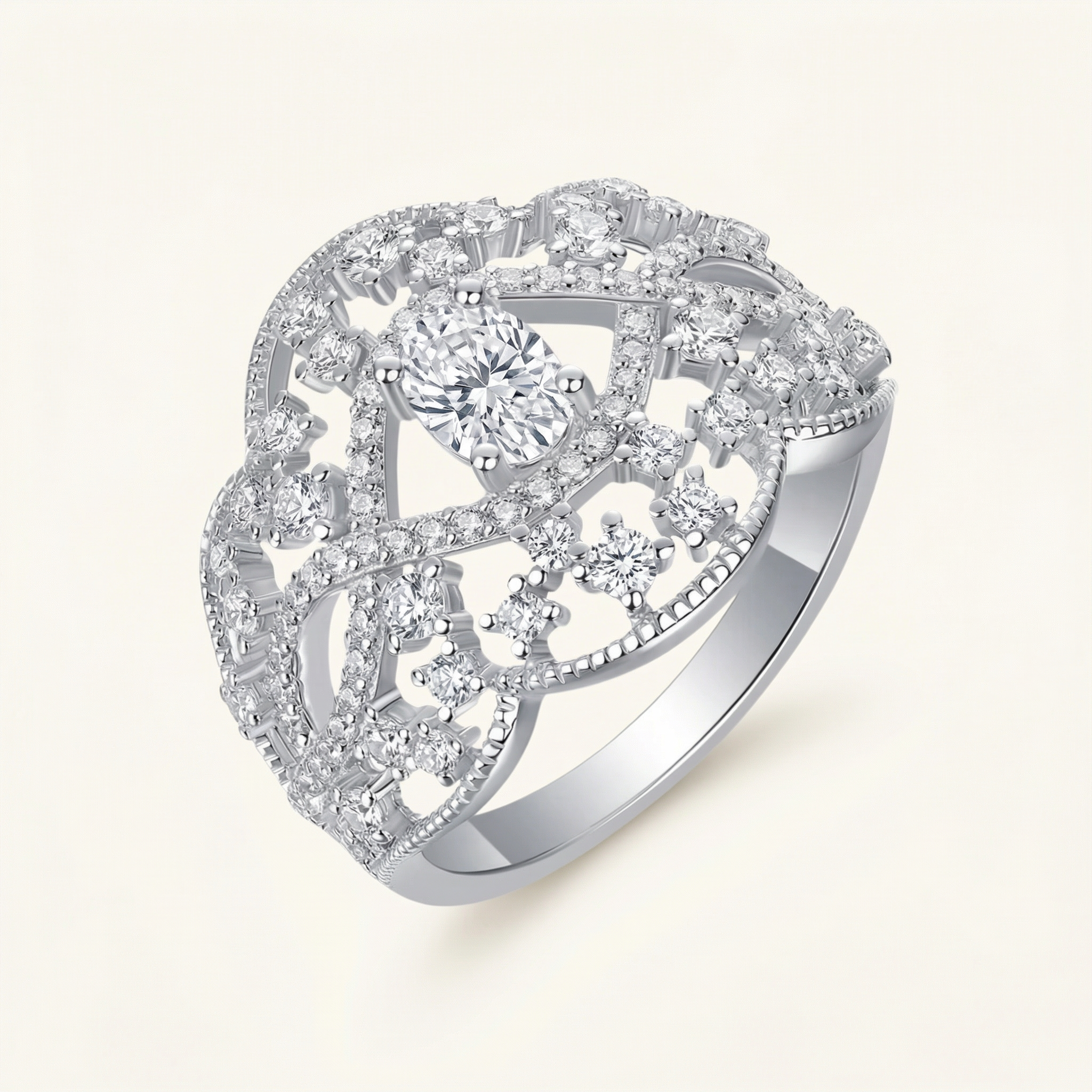 Rana Moissanite Ring