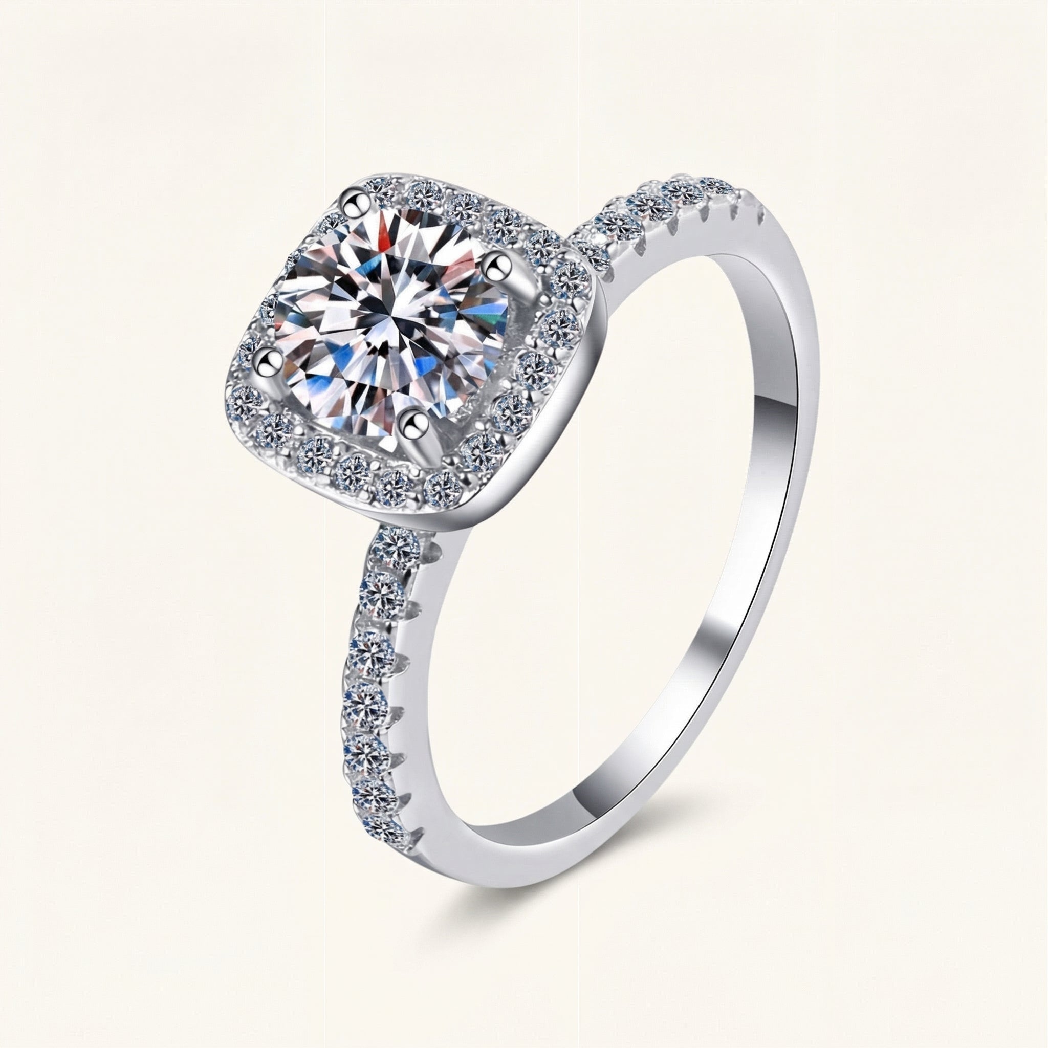 Sahar Moissanite Ring